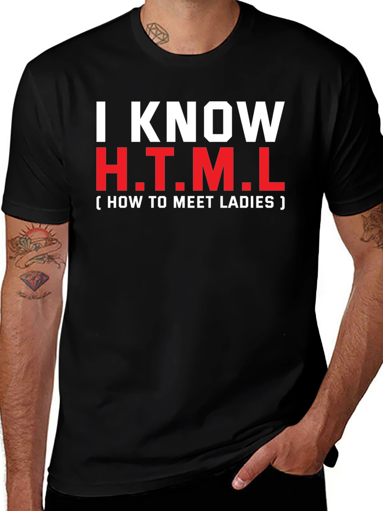 I Know HTML T-Shirt: How To Meet Ladies Tee