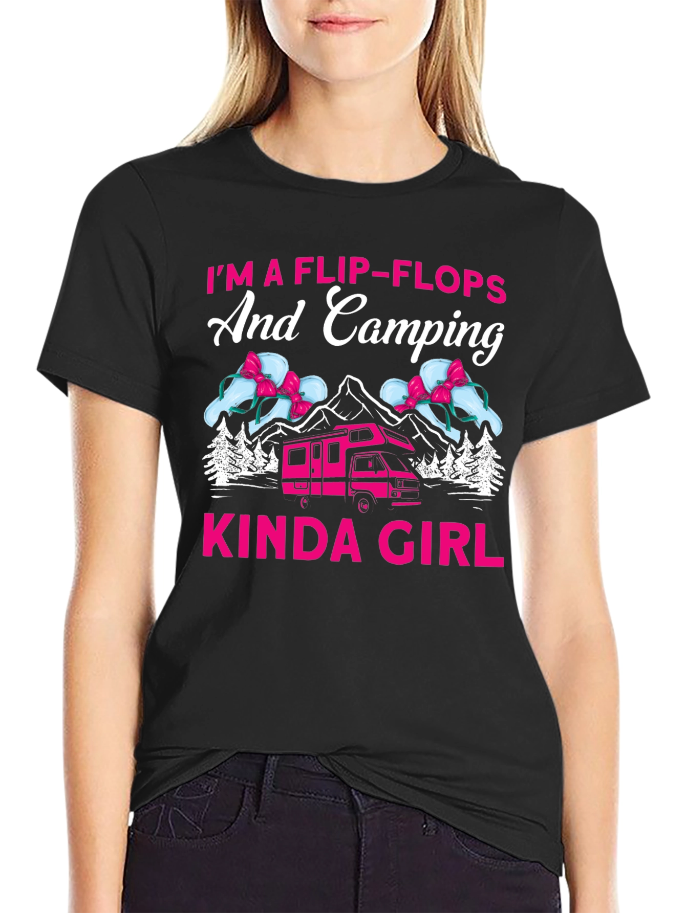 Flip-Flops & Camping Kinda Girl T-Shirt