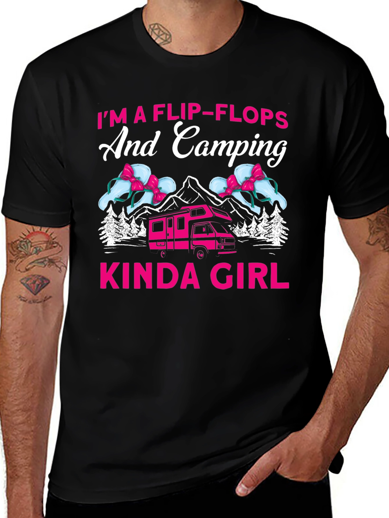 Flip-Flops & Camping Kinda Girl T-Shirt