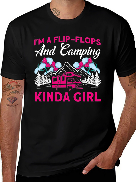 Flip-Flops & Camping Kinda Girl T-Shirt