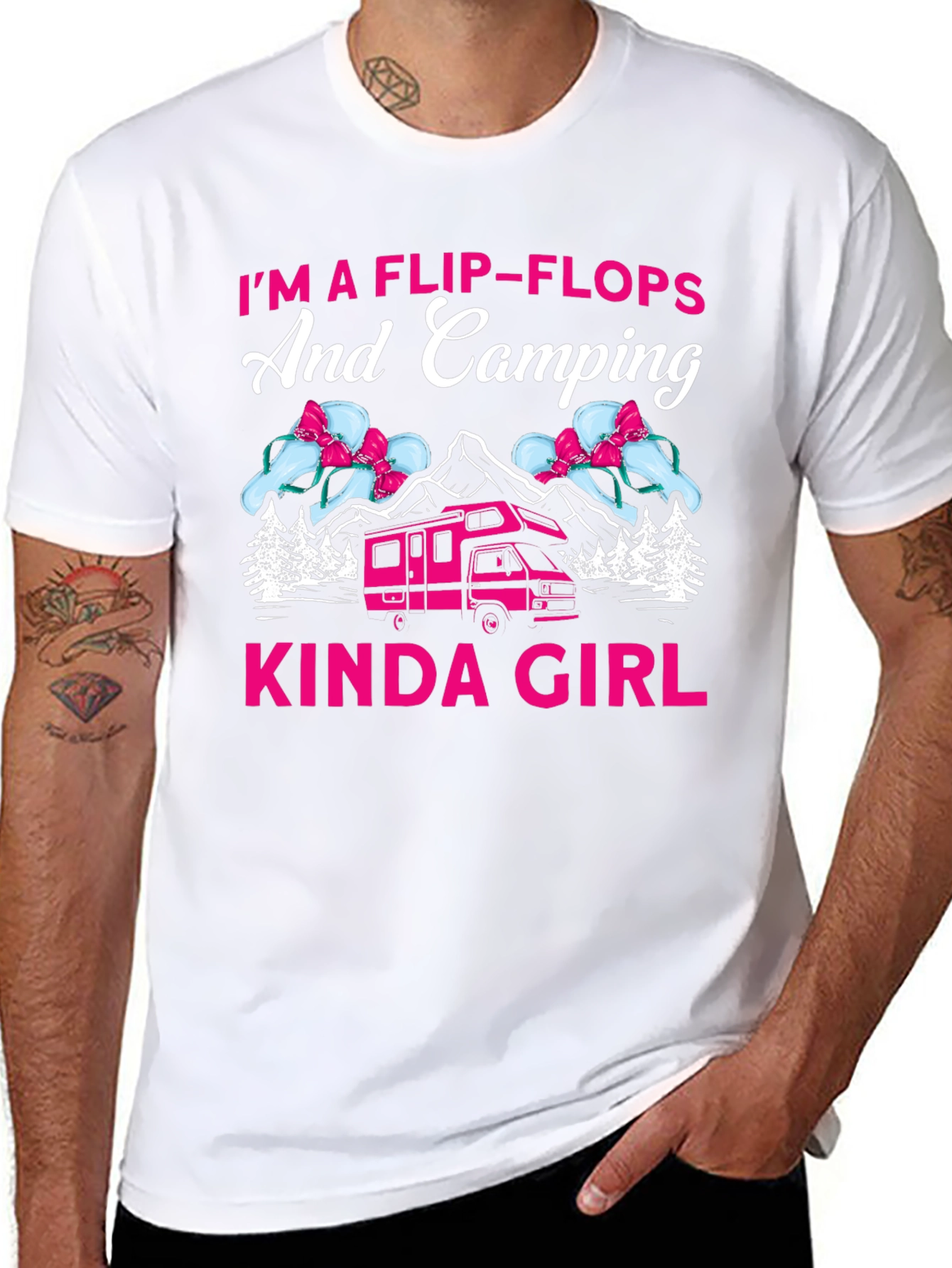Flip-Flops & Camping Kinda Girl T-Shirt