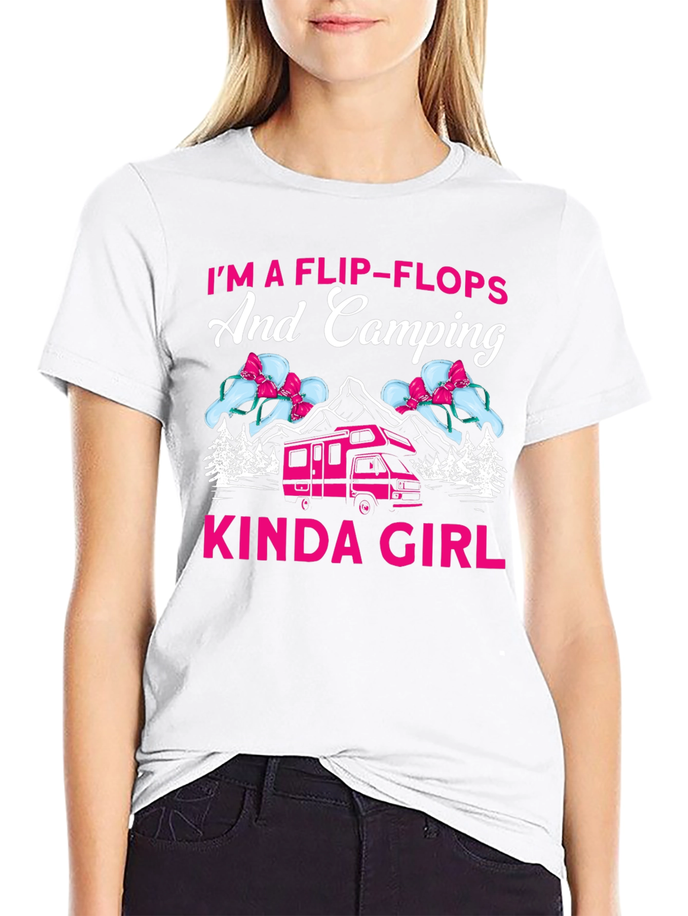 Flip-Flops & Camping Kinda Girl T-Shirt