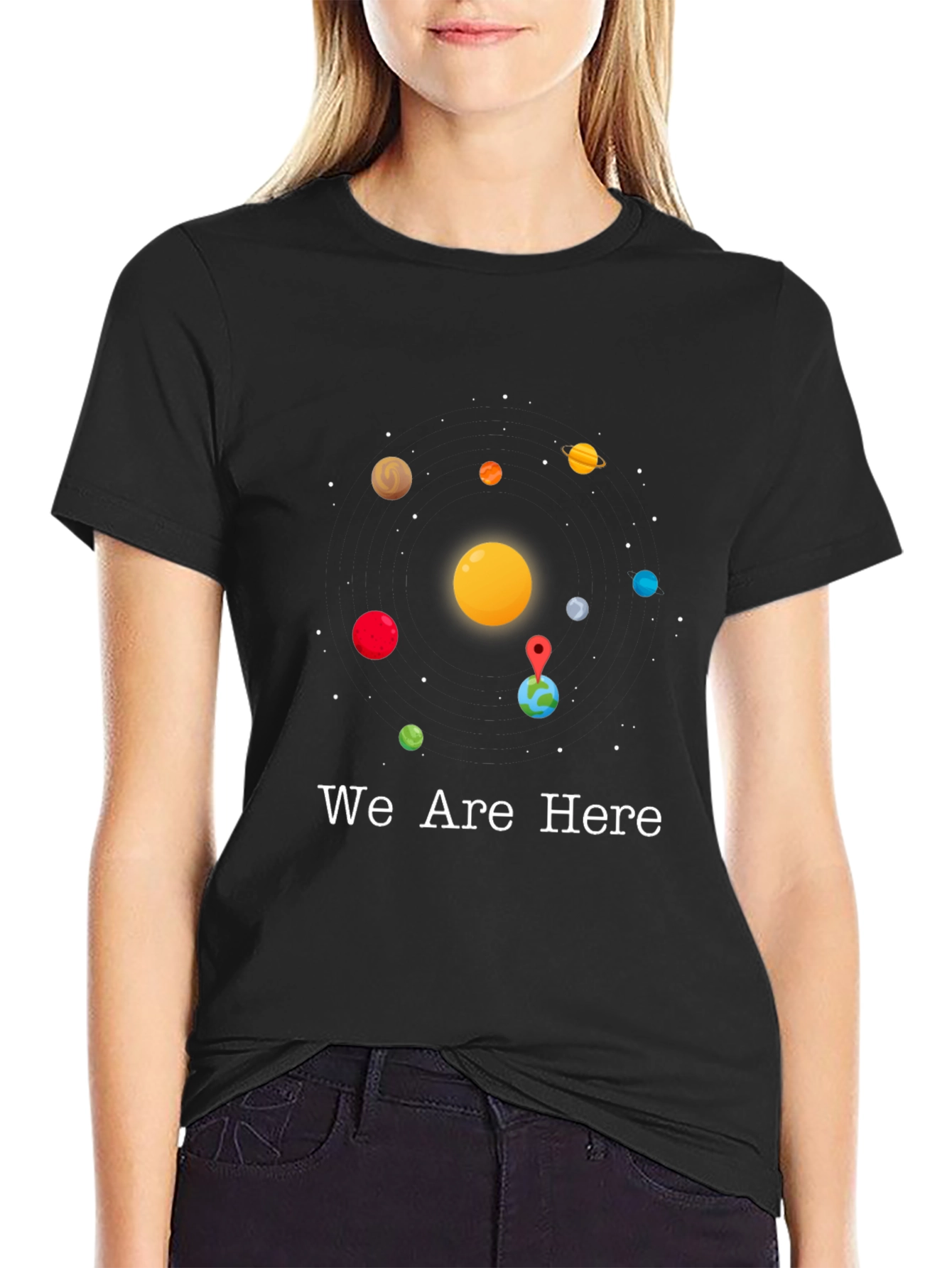 We Are Here Graphic Tee