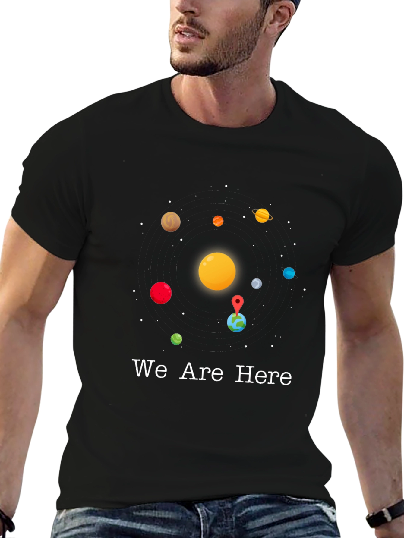 We Are Here Graphic Tee