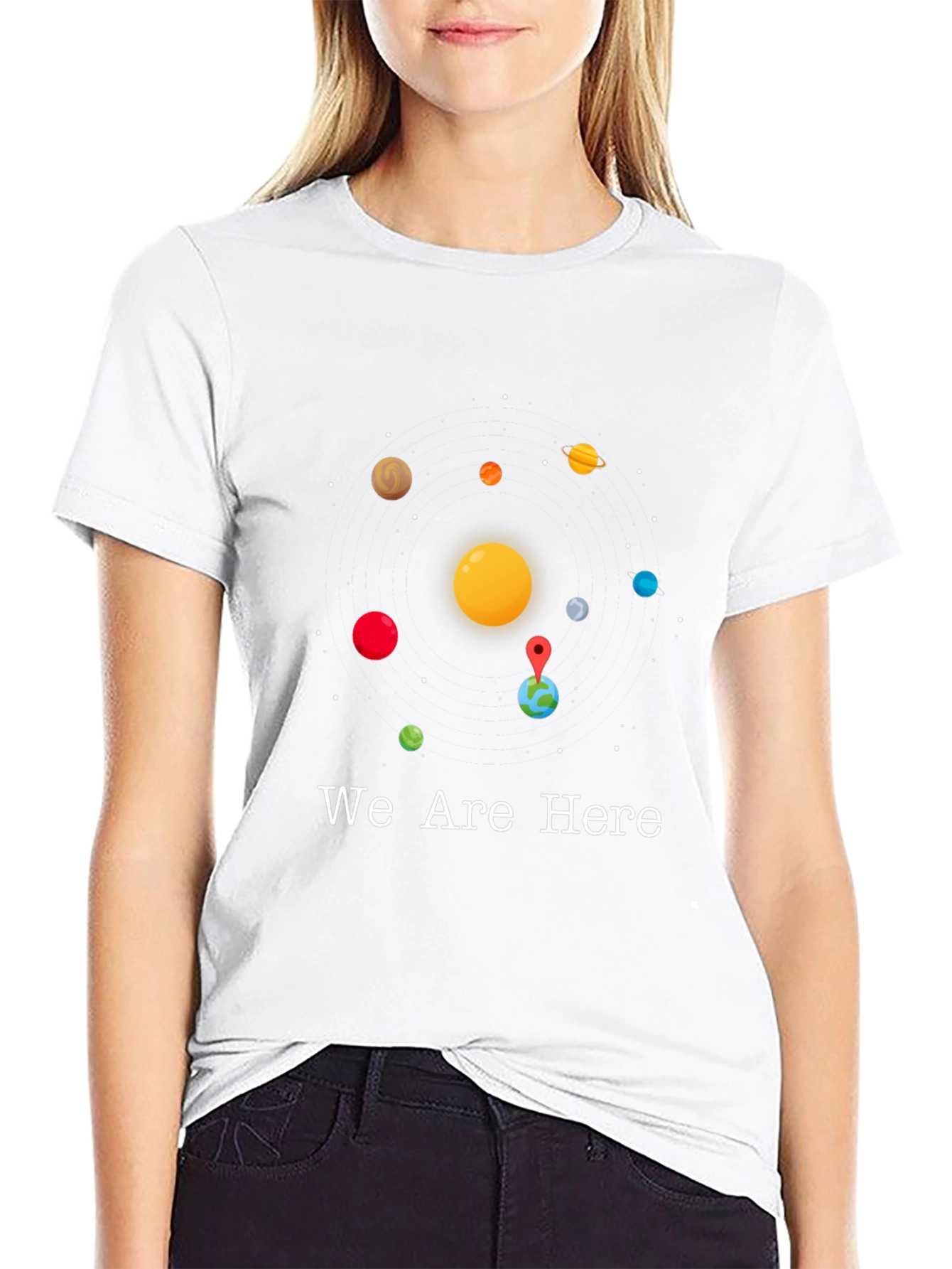 We Are Here Graphic Tee