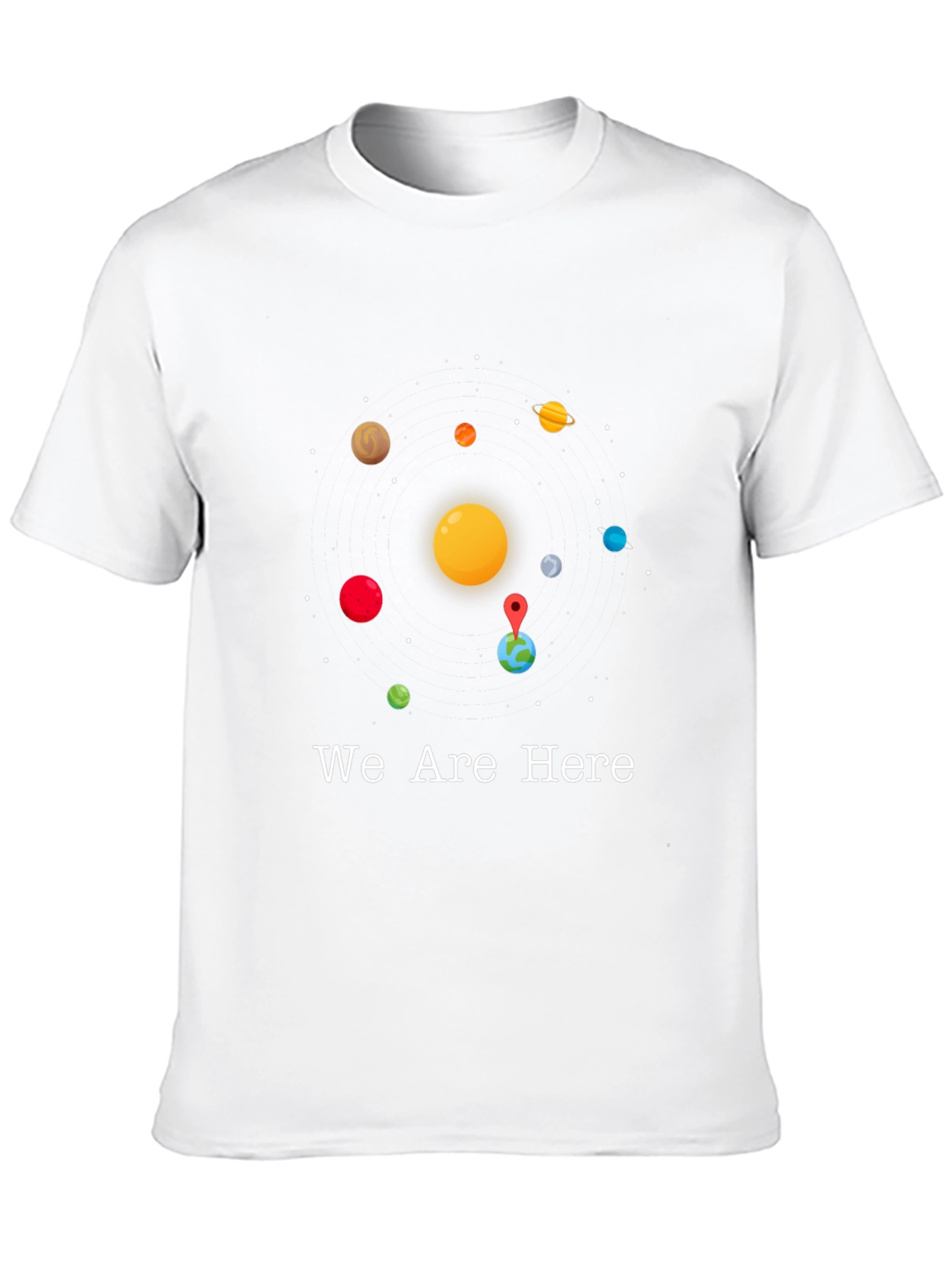 We Are Here Graphic Tee