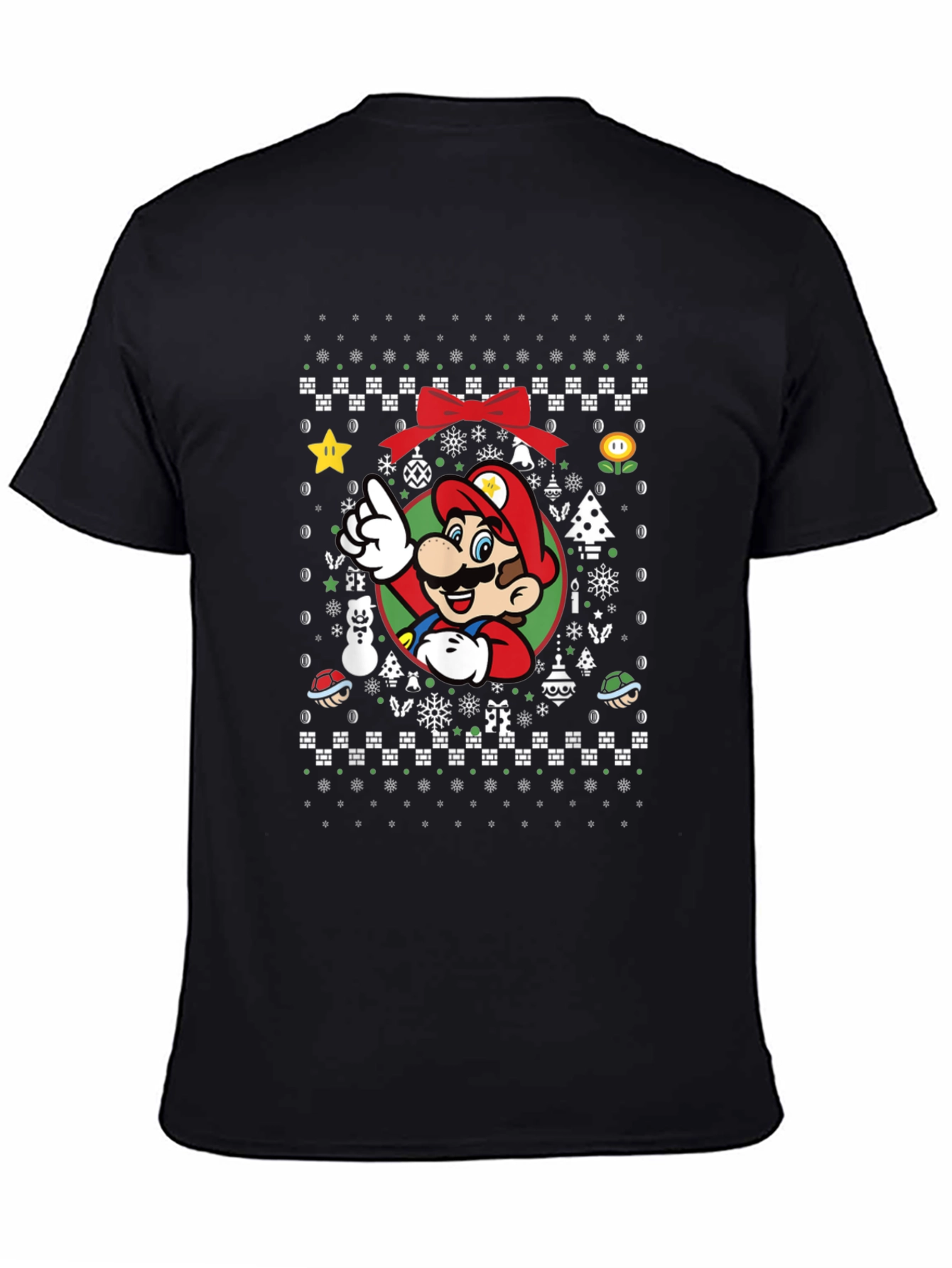 Mario Christmas Ugly Sweater T-Shirt