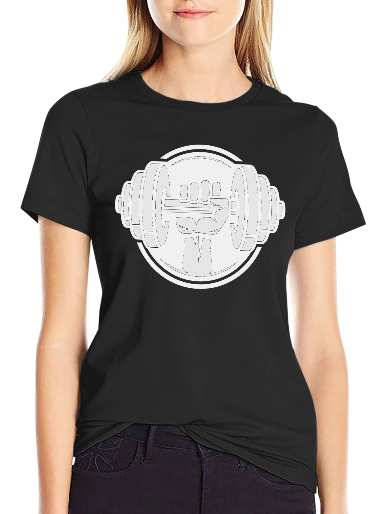 Weightlifting Hand T-Shirt - Gym Workout Apparel