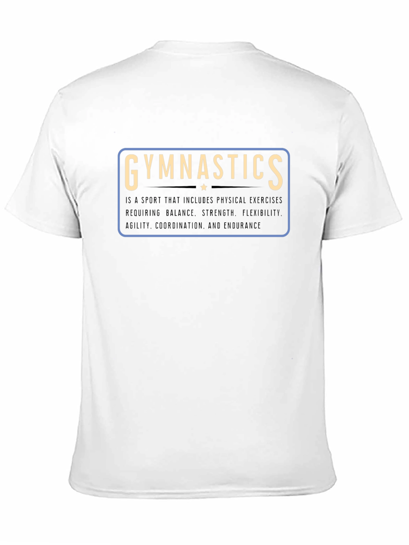 Gymnastics Definition Graphic Tee - Black