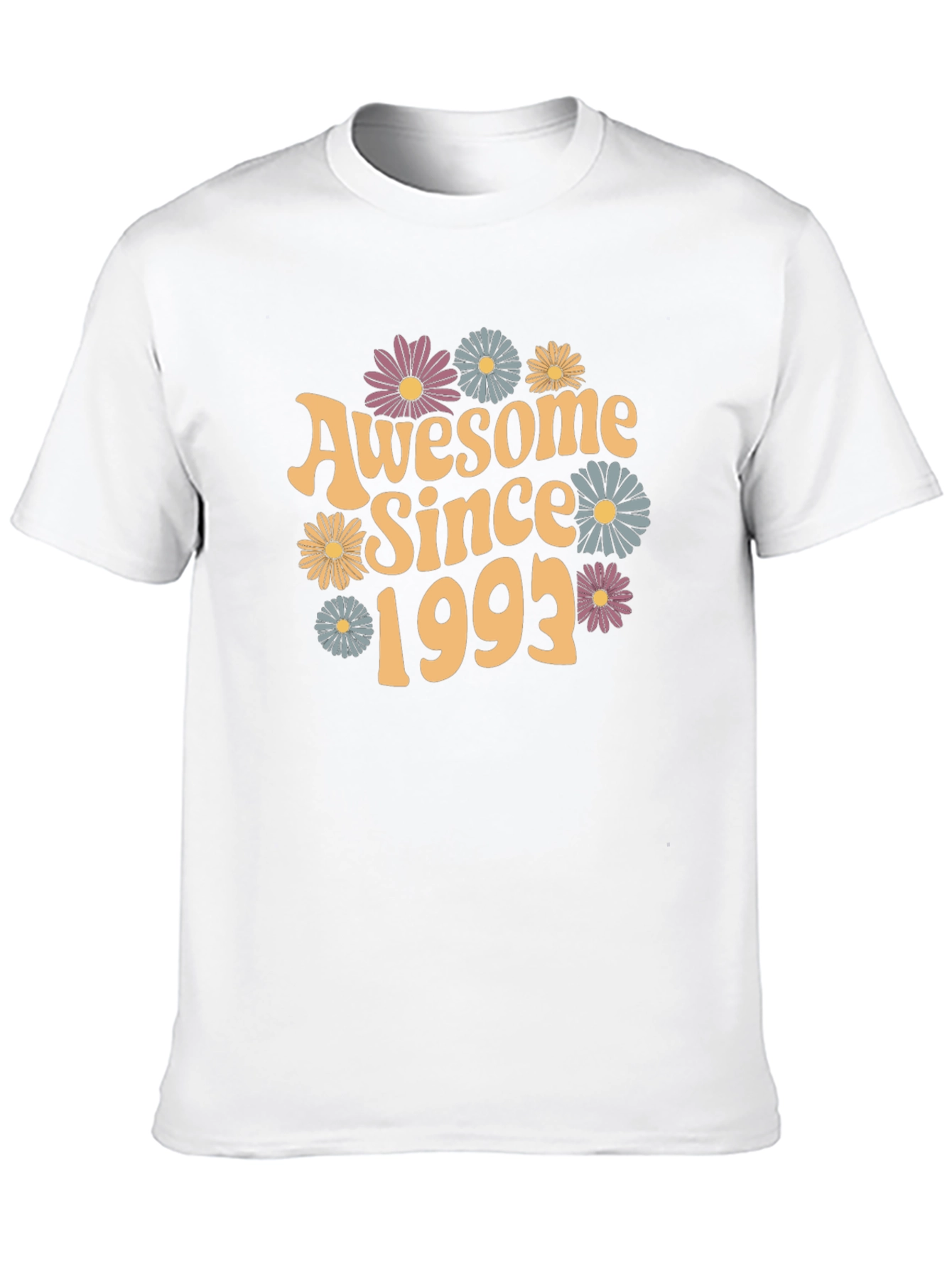 Awesome Since 1993 Floral Graphic Tee