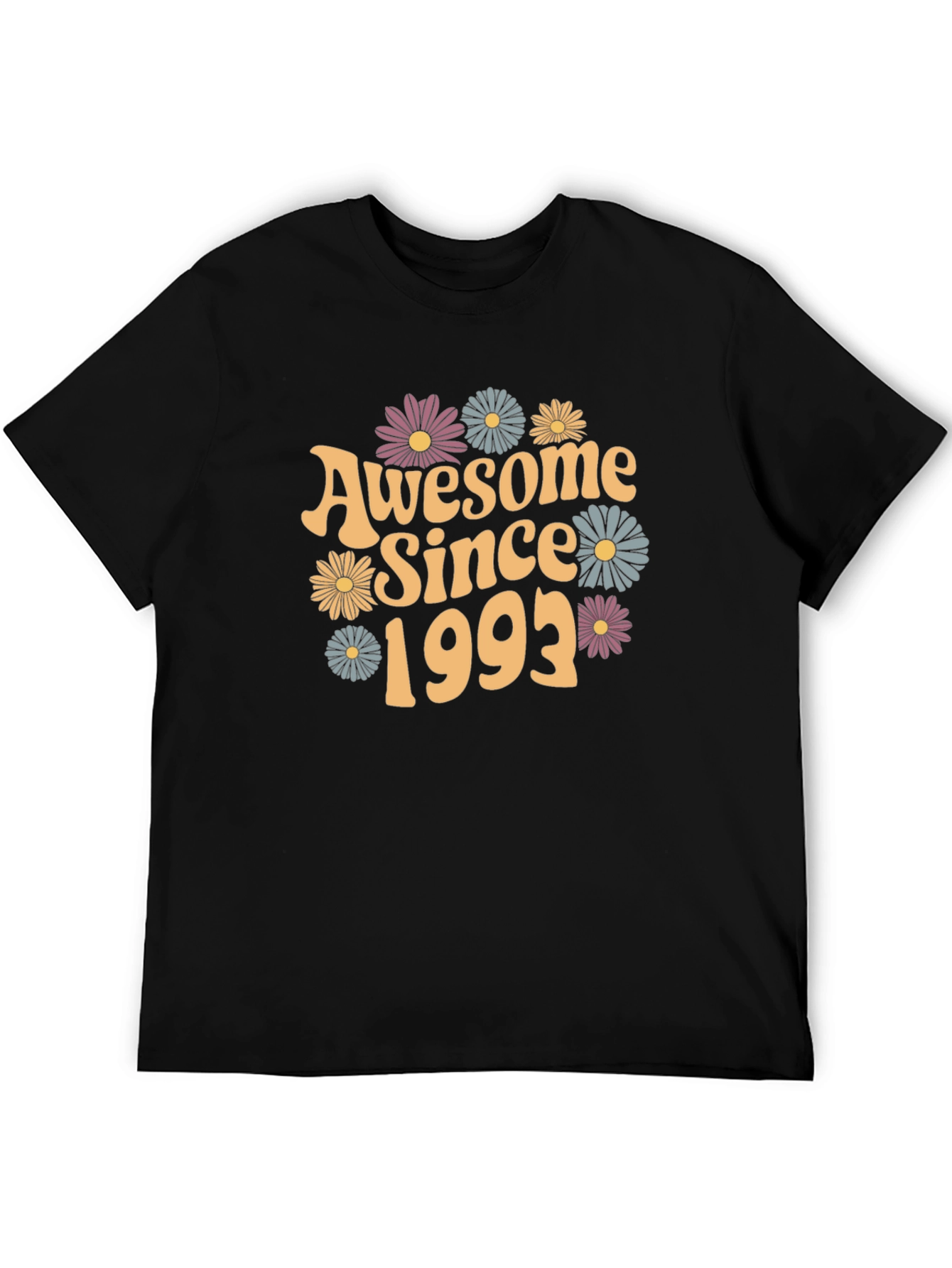 Awesome Since 1993 Floral Graphic Tee
