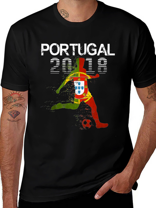 Portugal Soccer Fan T-Shirt - 2018 Graphic Tee