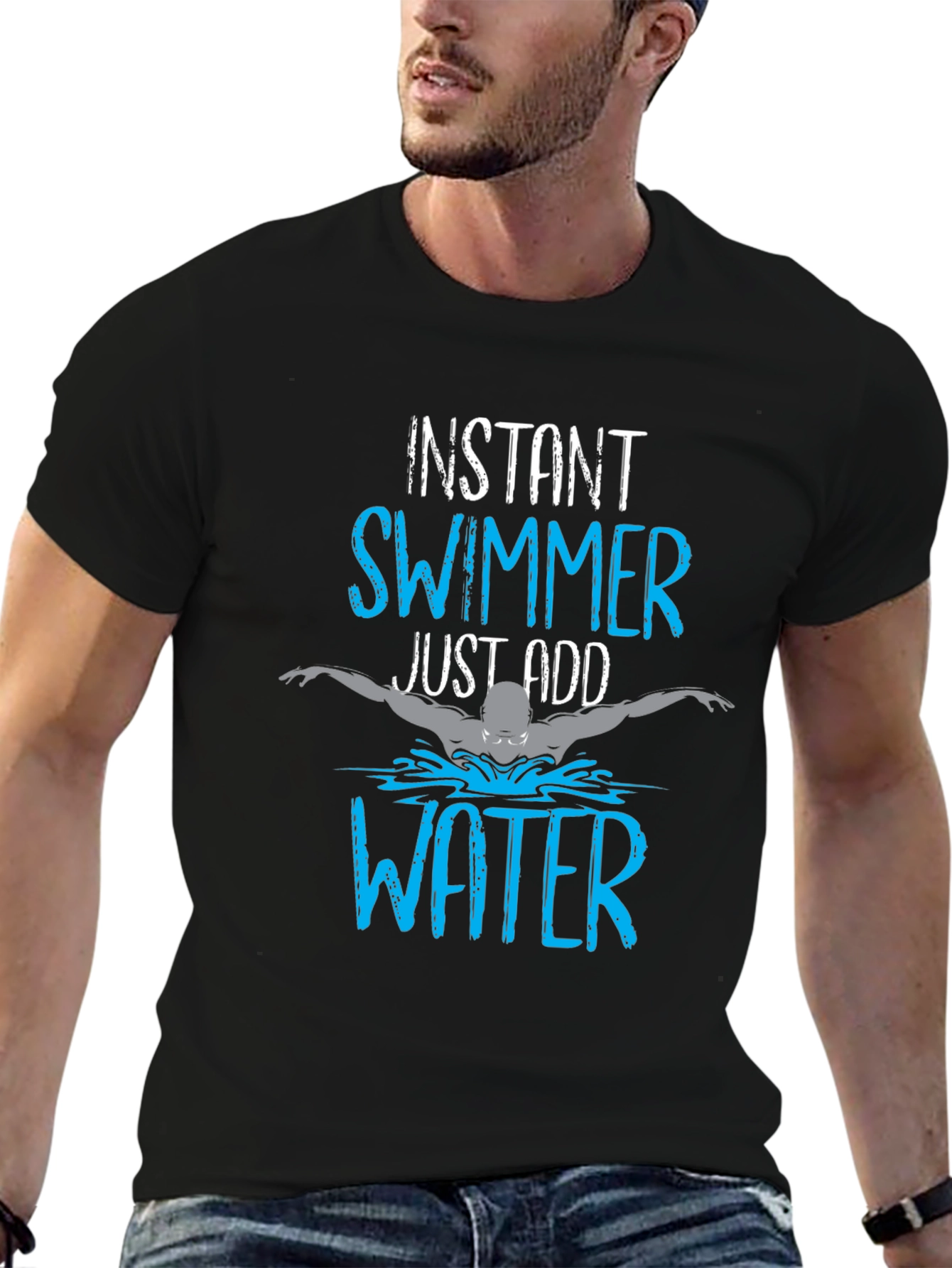 Instant Swimmer T-Shirt - Just Add Water!