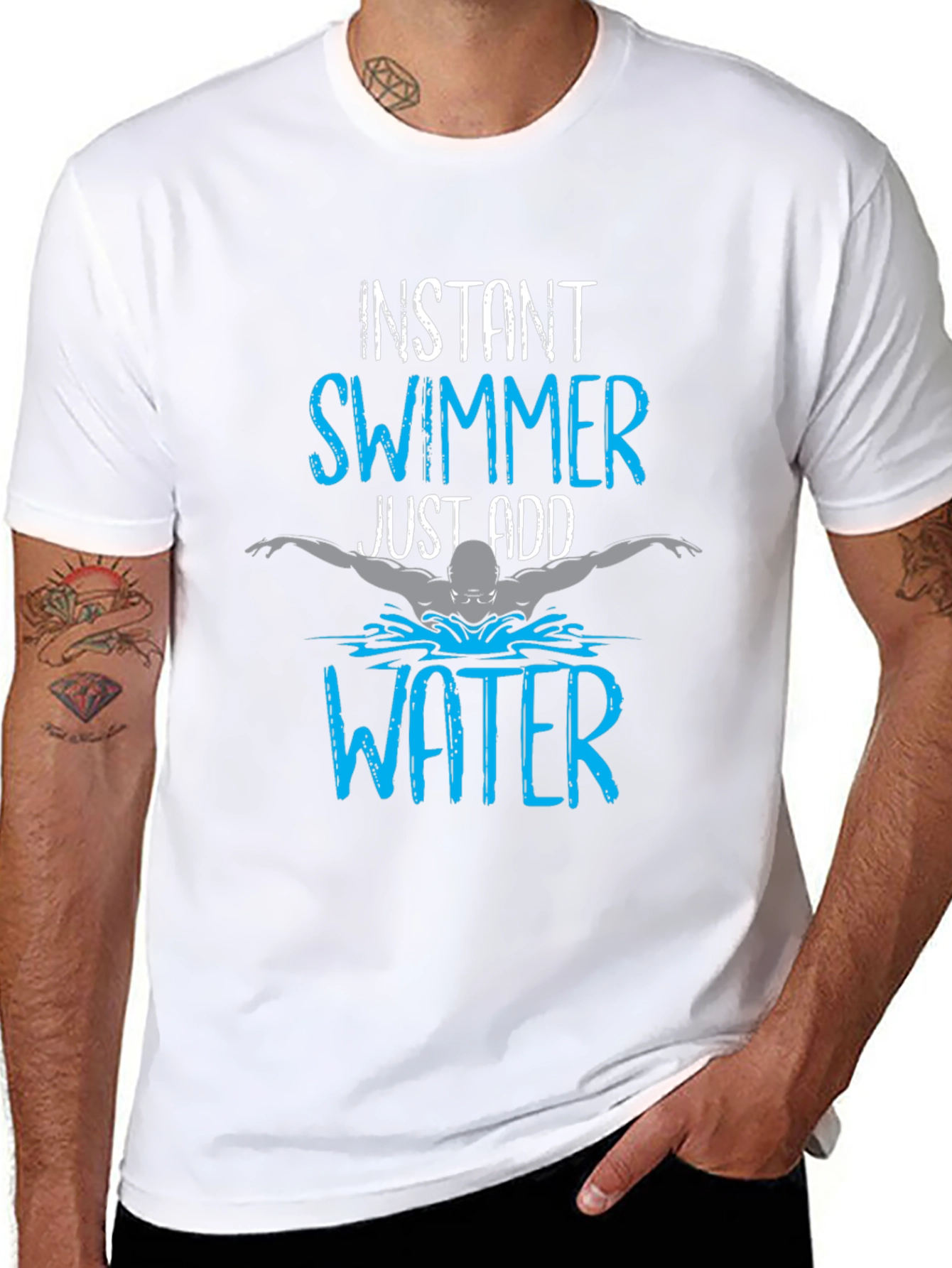 Instant Swimmer T-Shirt - Just Add Water!