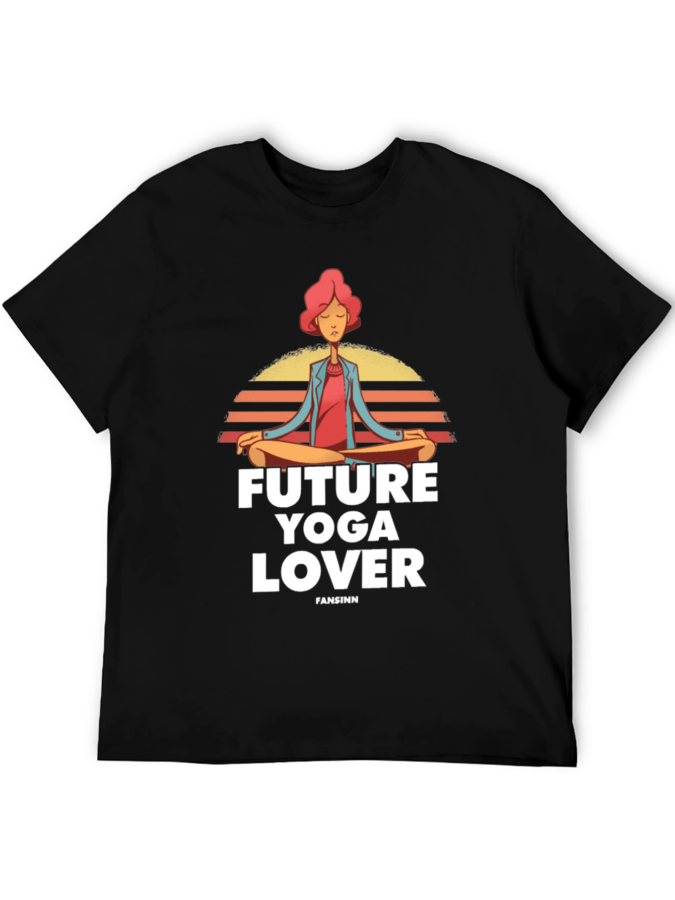 Future Yoga Lover Graphic T-Shirt