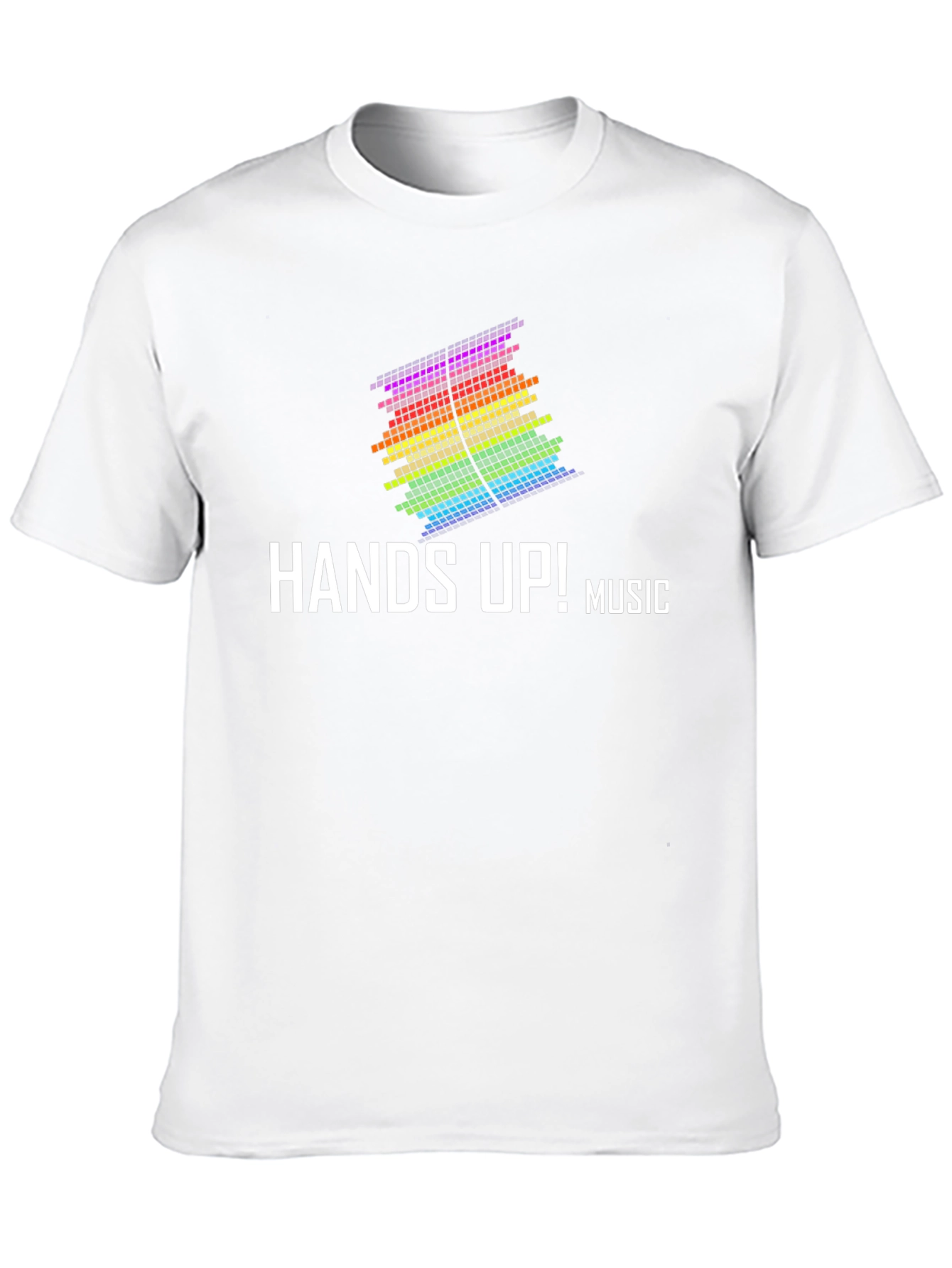 Hands Up! Music Rainbow Graphic Tee