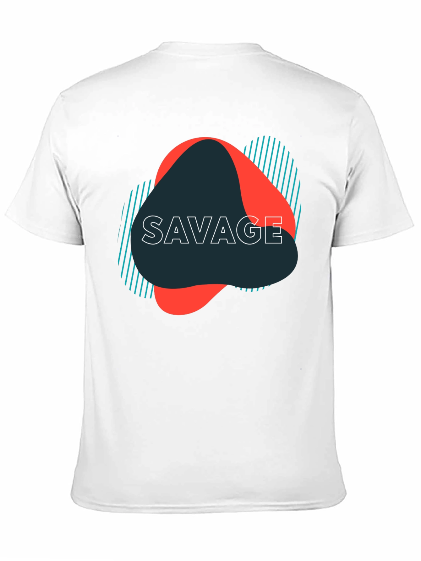 Savage Graphic Print Black T-Shirt