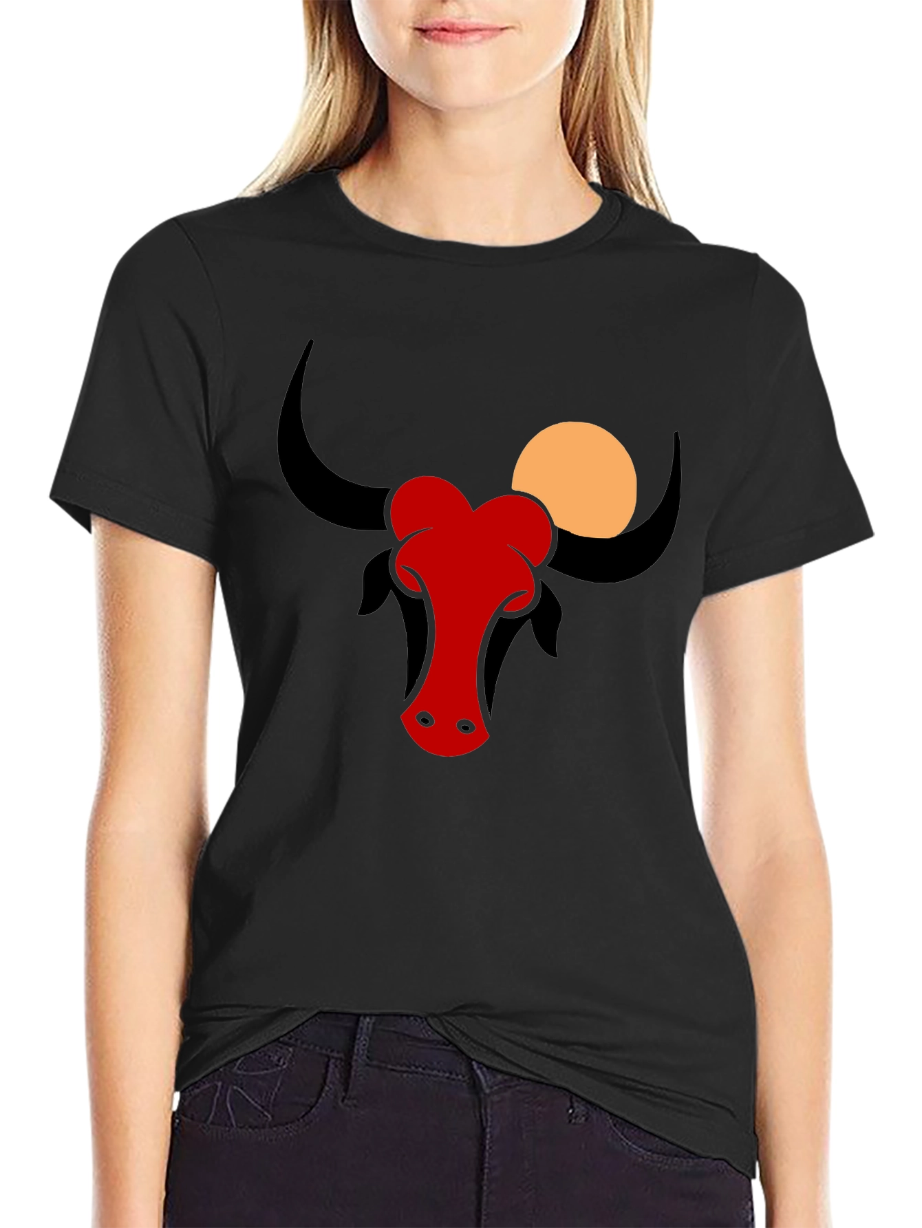 Black Bull Graphic Tee - Modern Style