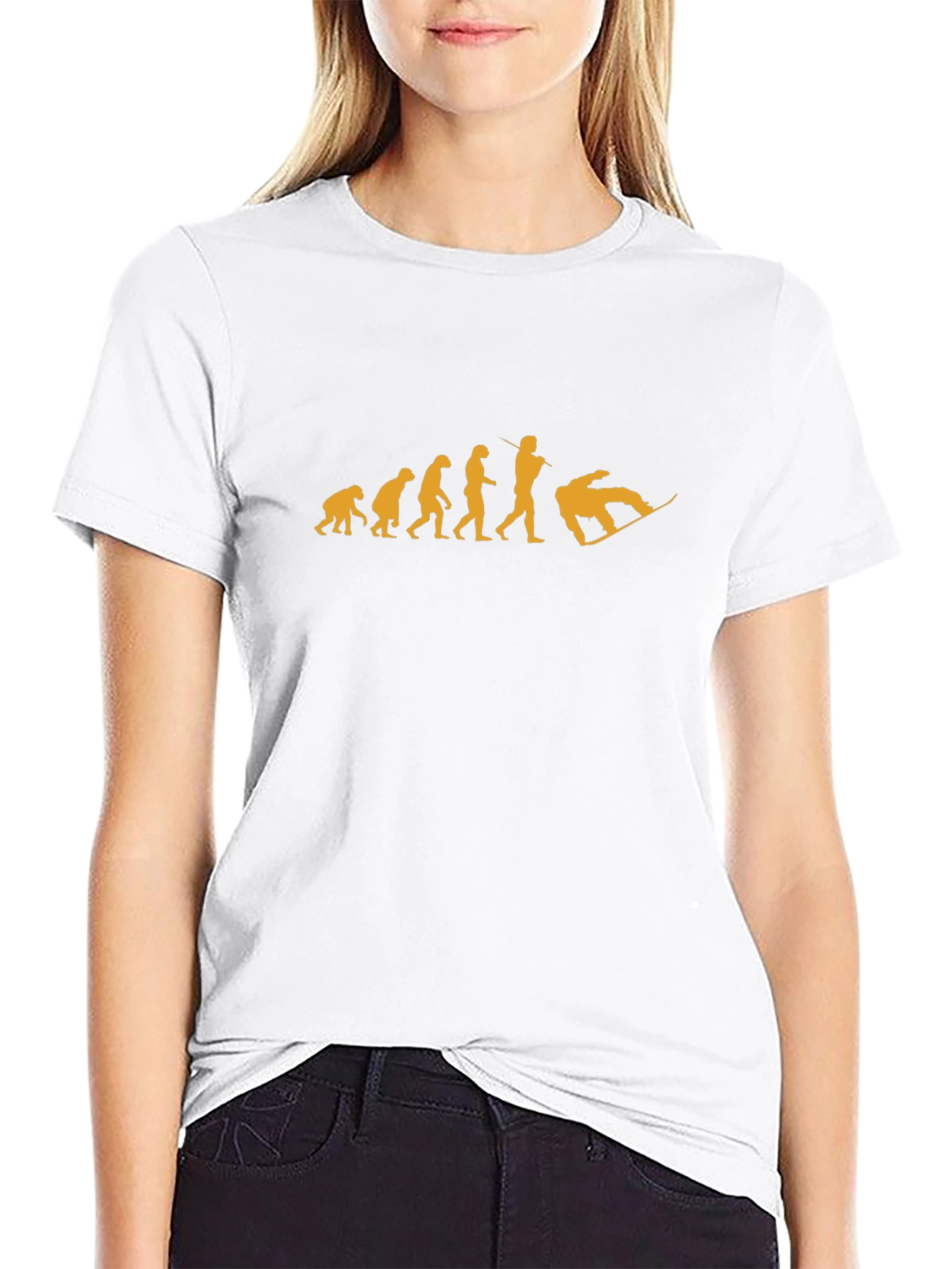 Evolution of Snowboarding Graphic T-Shirt
