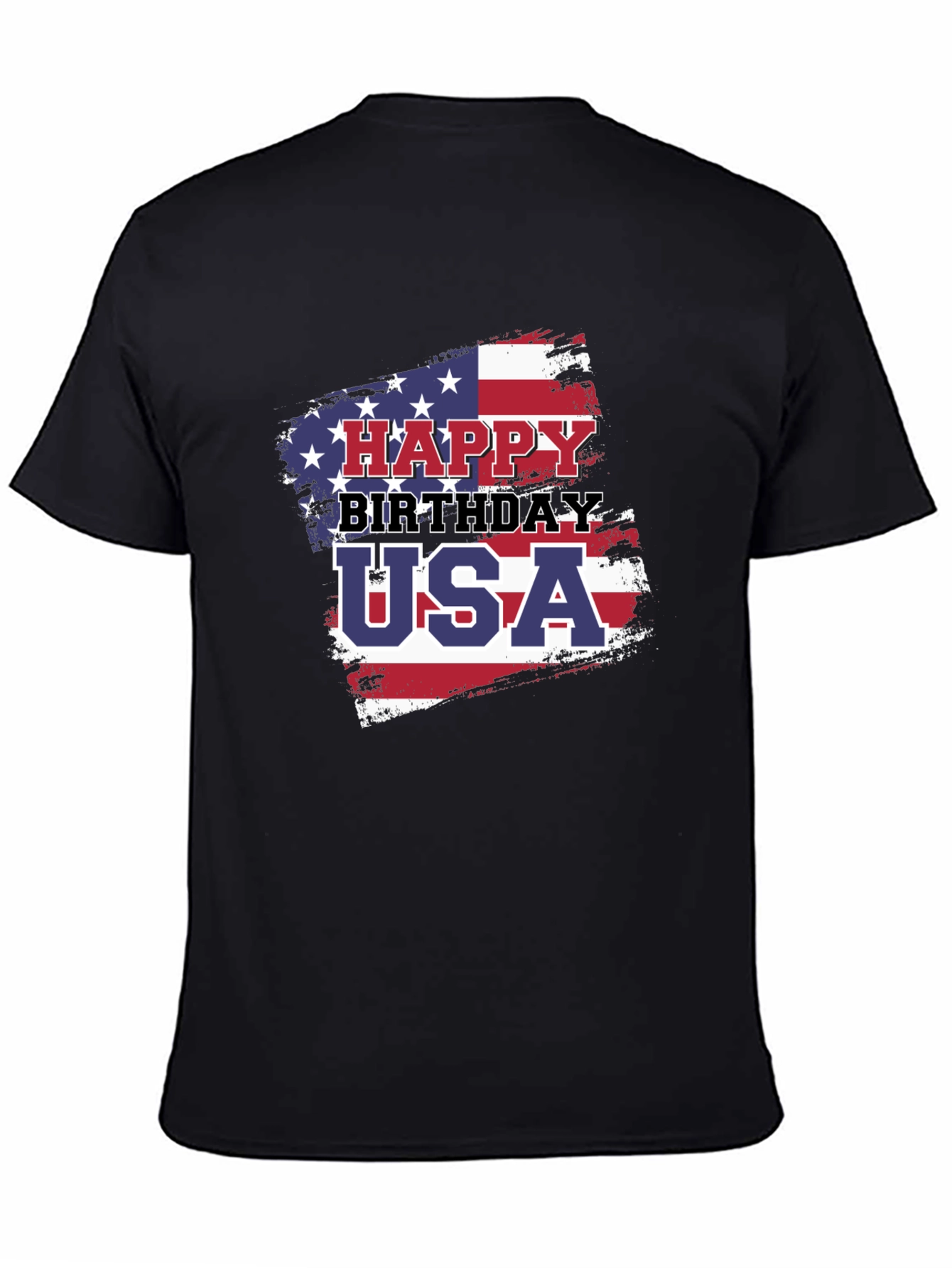 Happy Birthday USA Patriotic Graphic T-Shirt