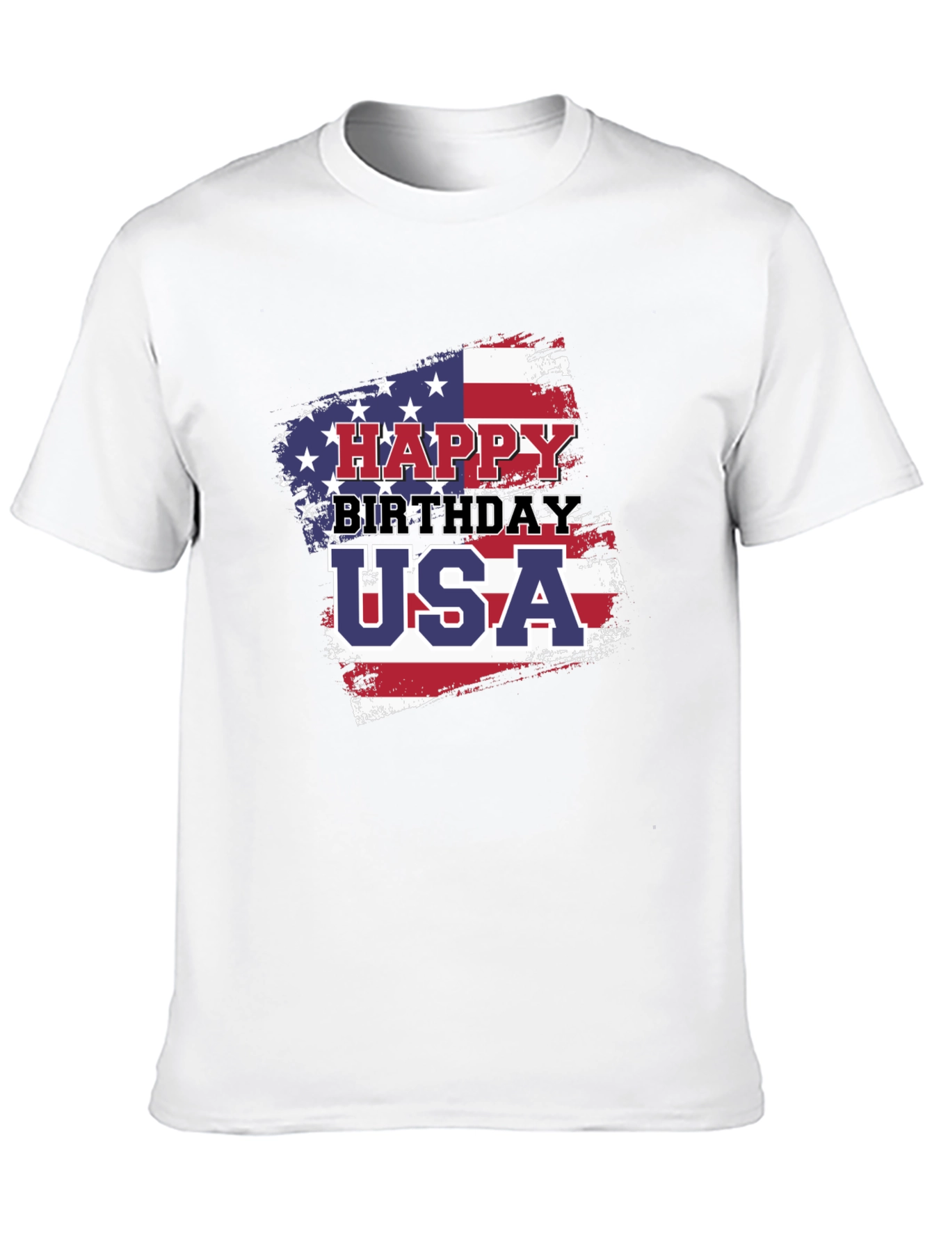 Happy Birthday USA Patriotic Graphic T-Shirt