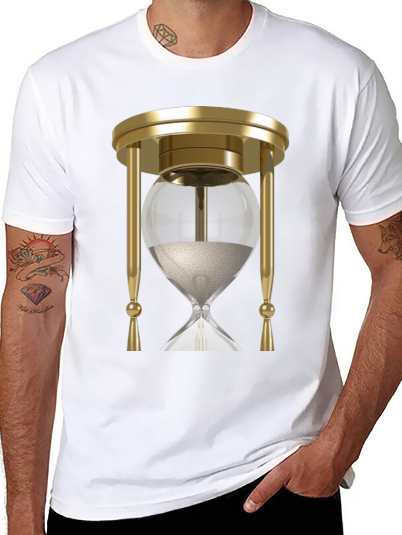 Hourglass Graphic Tee - Timeless Style!