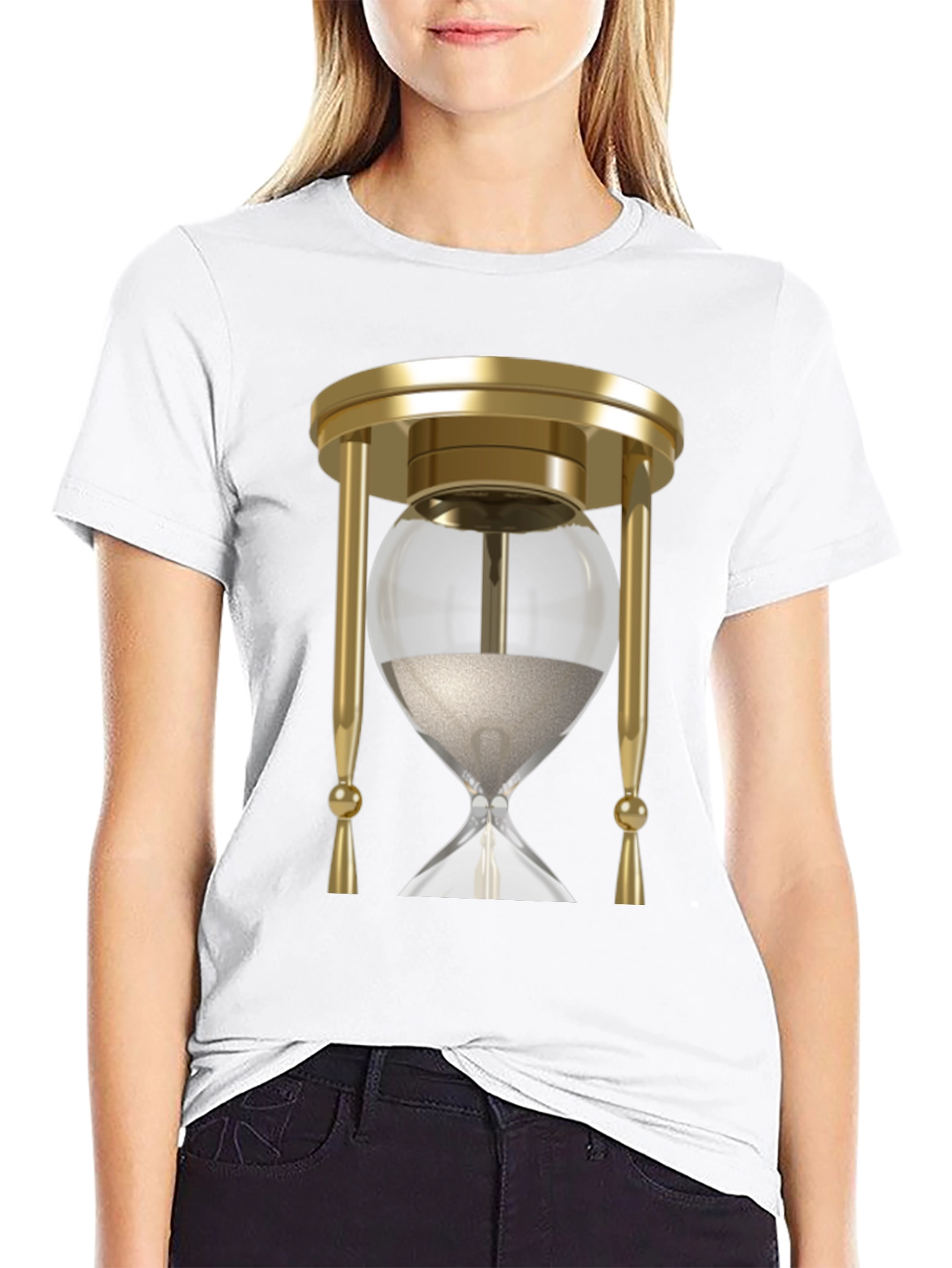 Hourglass Graphic Tee - Timeless Style!