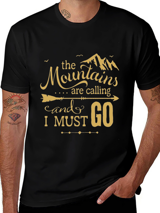 Mountains are Calling T-Shirt - Adventure Awaits