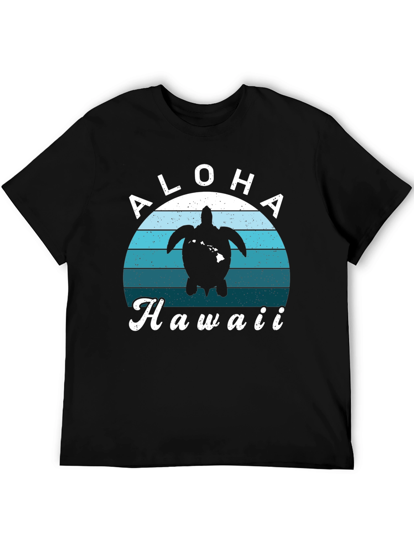 Aloha Hawaii Turtle Graphic Tee - Tropical Vibes