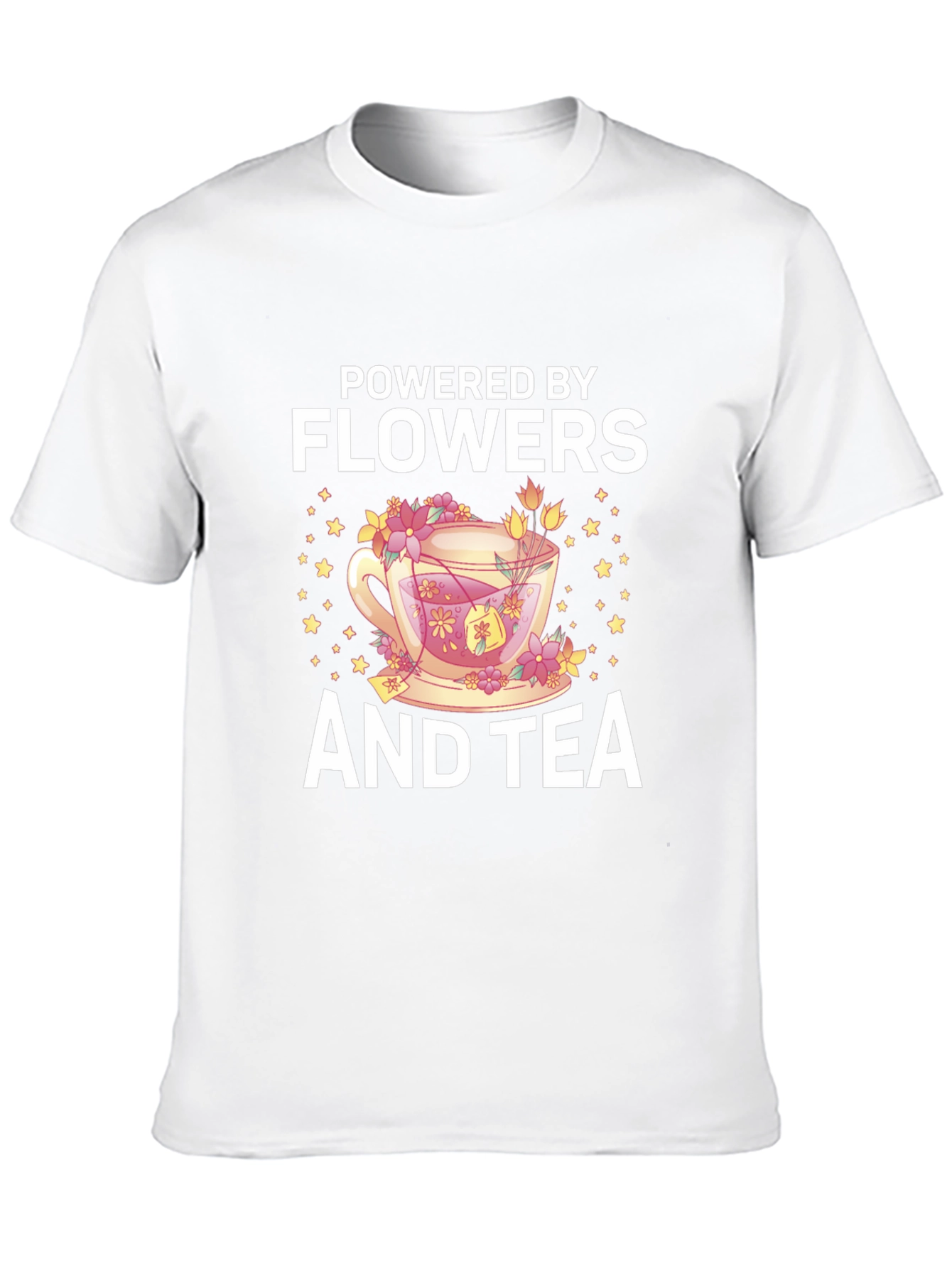 Powered by Flowers and Tea T-Shirt