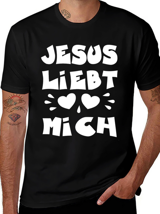 Jesus Loves Me Black T-Shirt