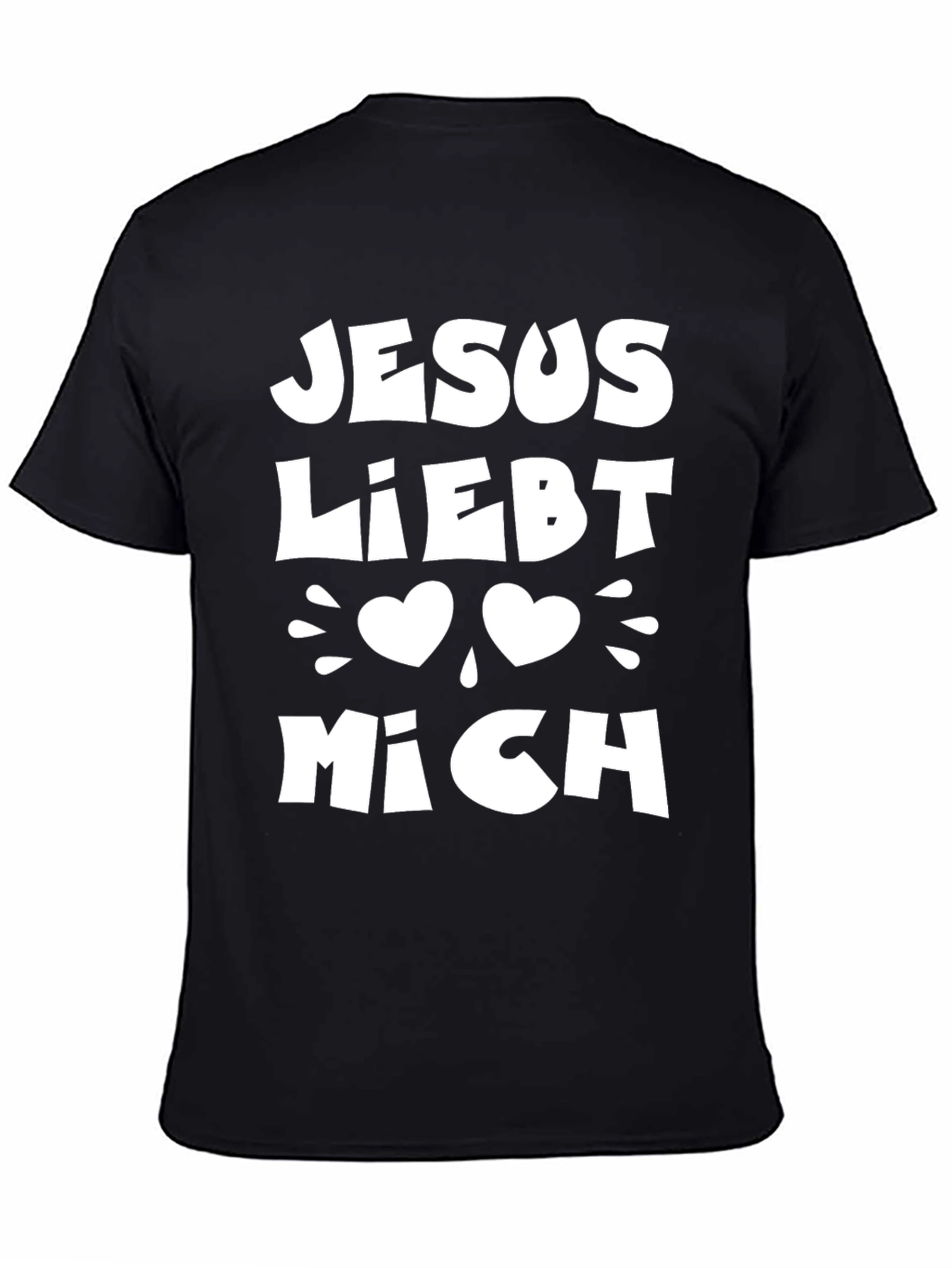 Jesus Loves Me Black T-Shirt