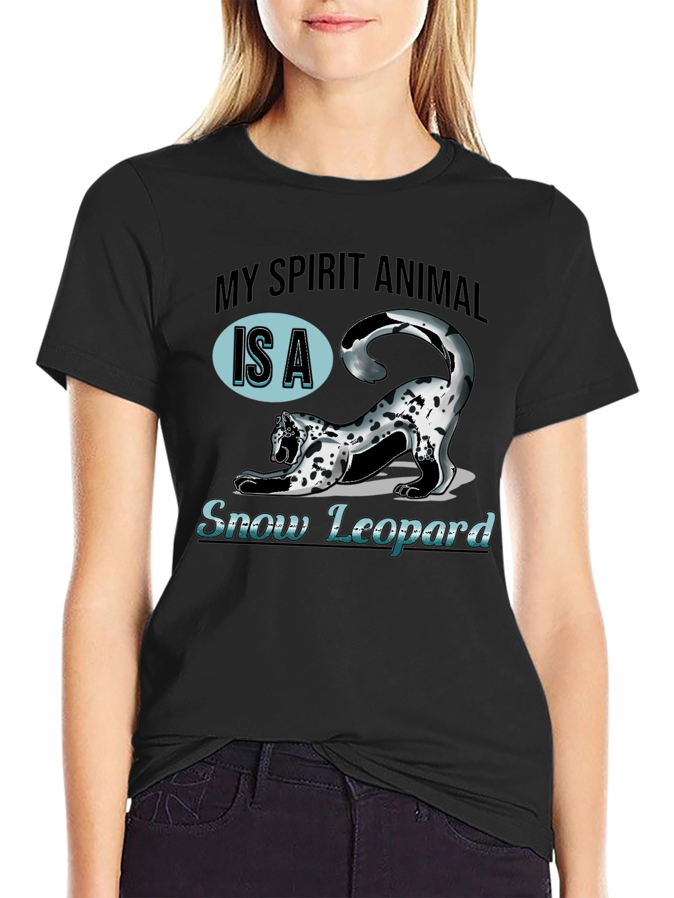 My Spirit Animal Is A Snow Leopard T-Shirt