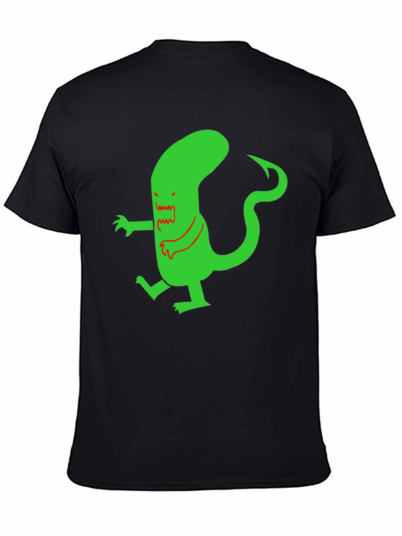 Funky Monster Graphic Tee - Mens Black T-Shirt