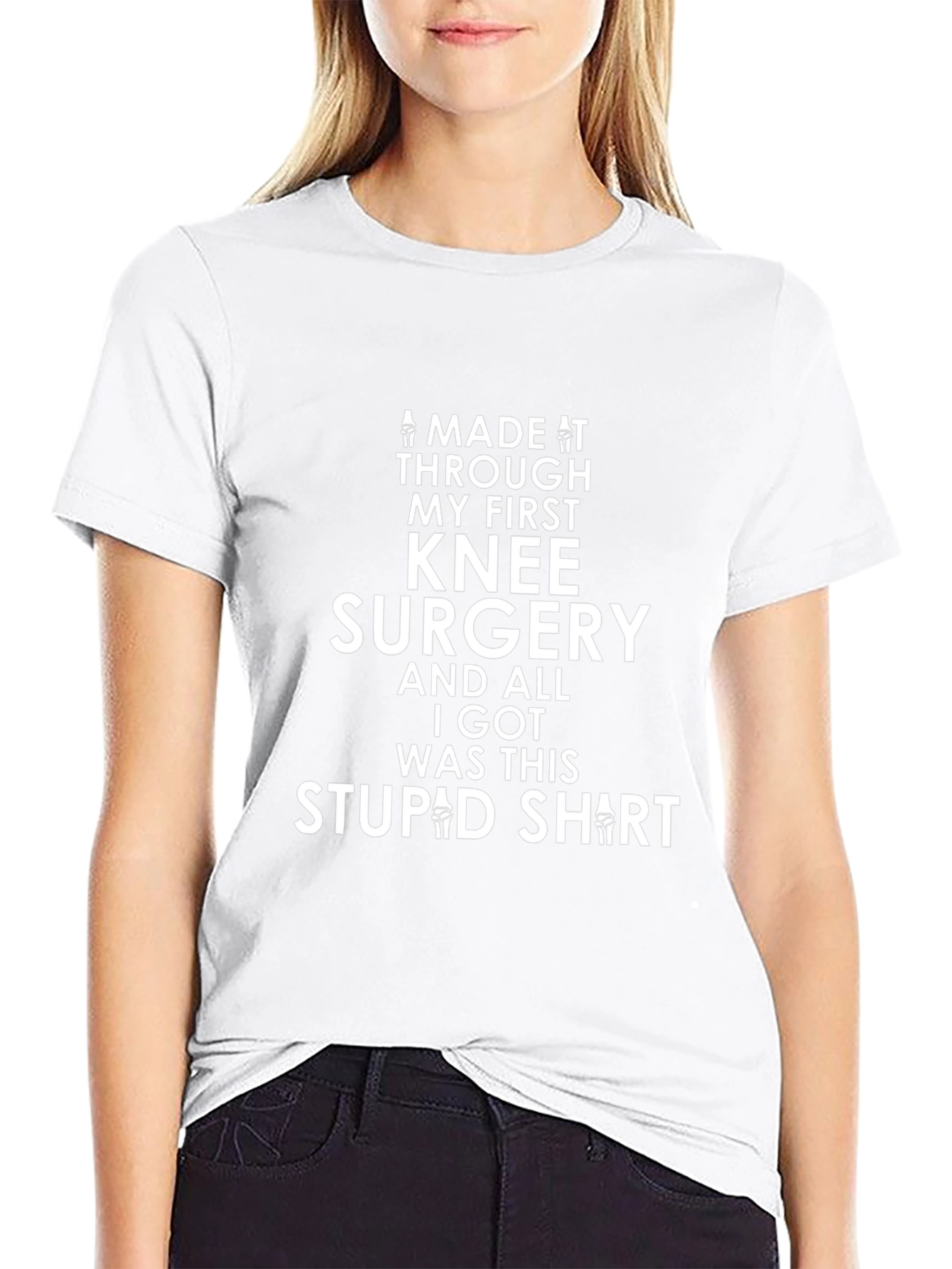 Knee Surgery Recovery T-Shirt - Stupid Shirt