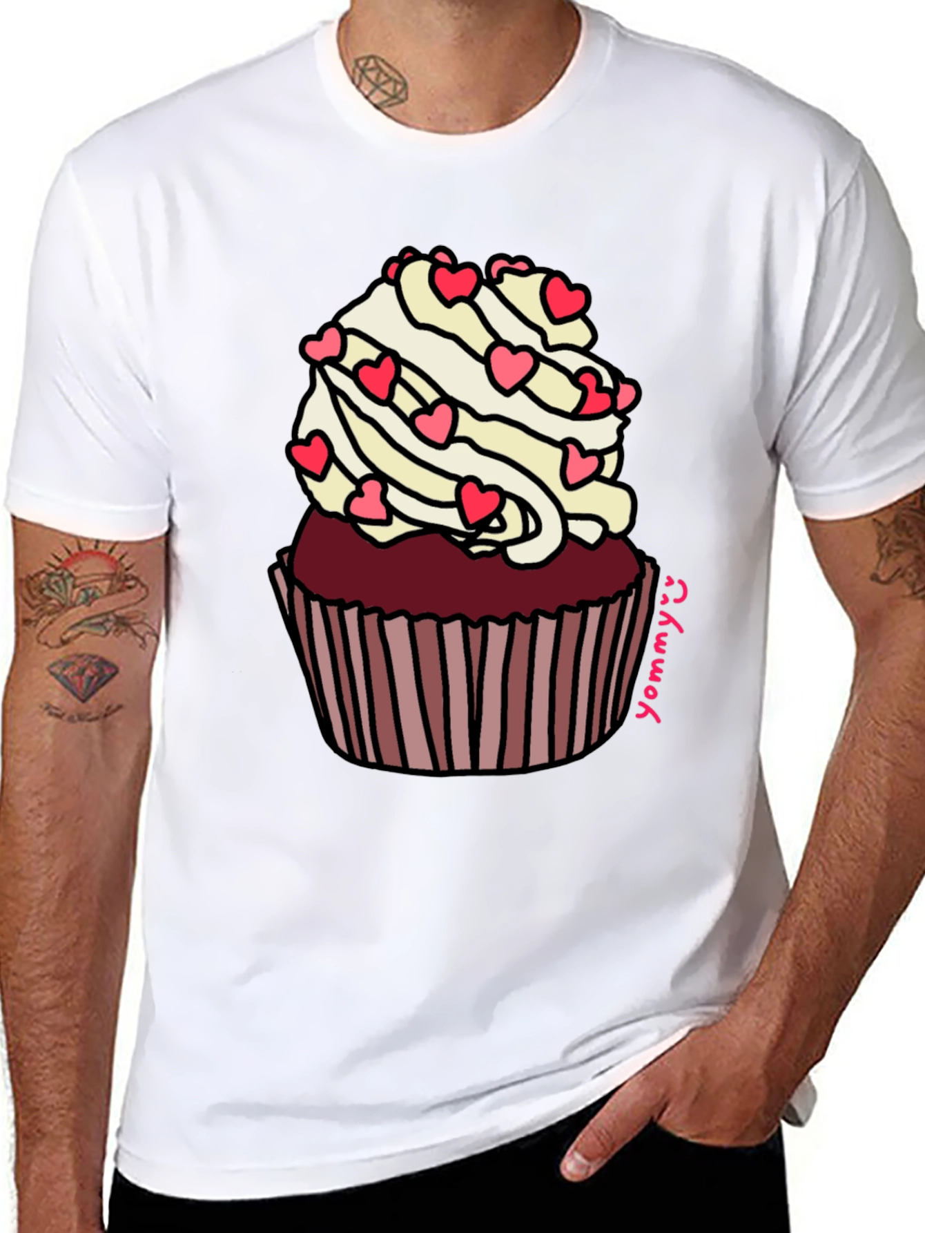 Cupcake Love T-Shirt - Sweet Treat Graphic Tee