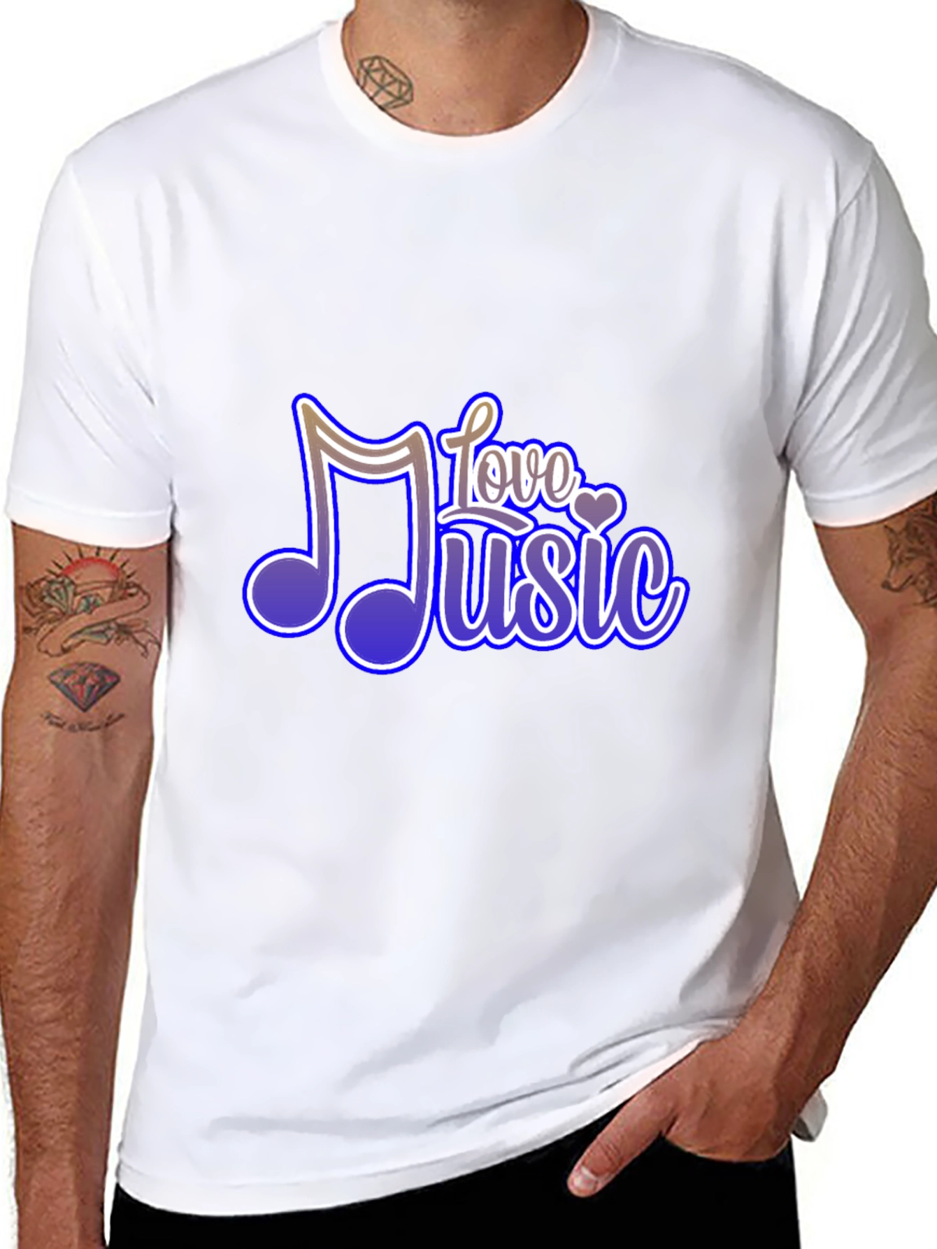 Love Music Graphic T-Shirt