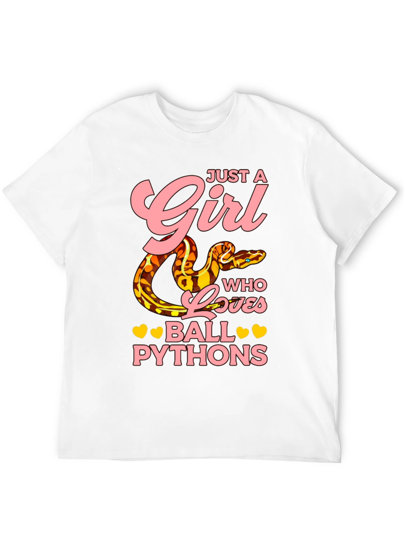 Just a Girl Who Loves Ball Pythons T-Shirt