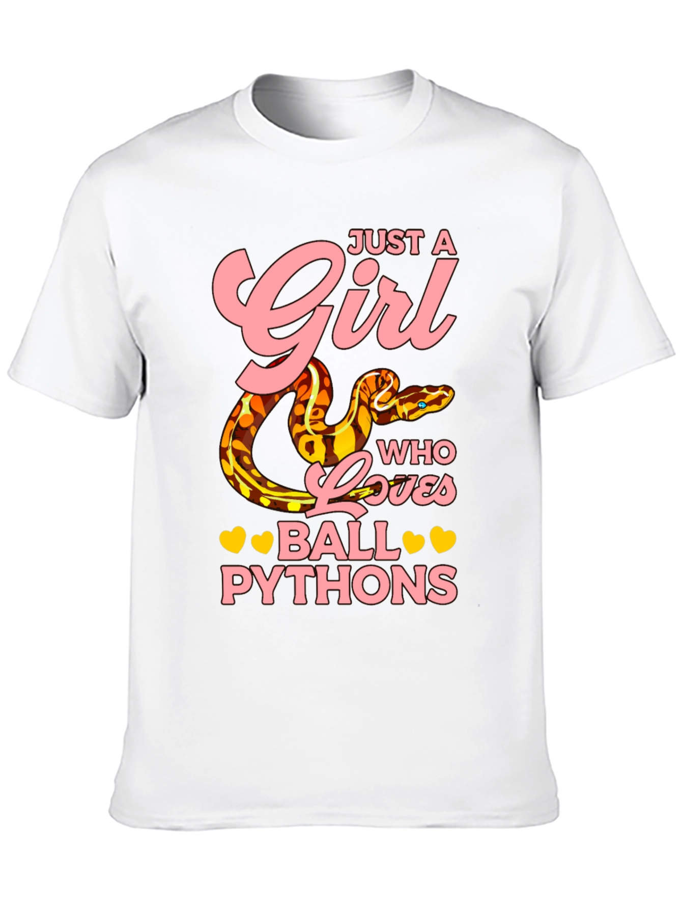 Just a Girl Who Loves Ball Pythons T-Shirt