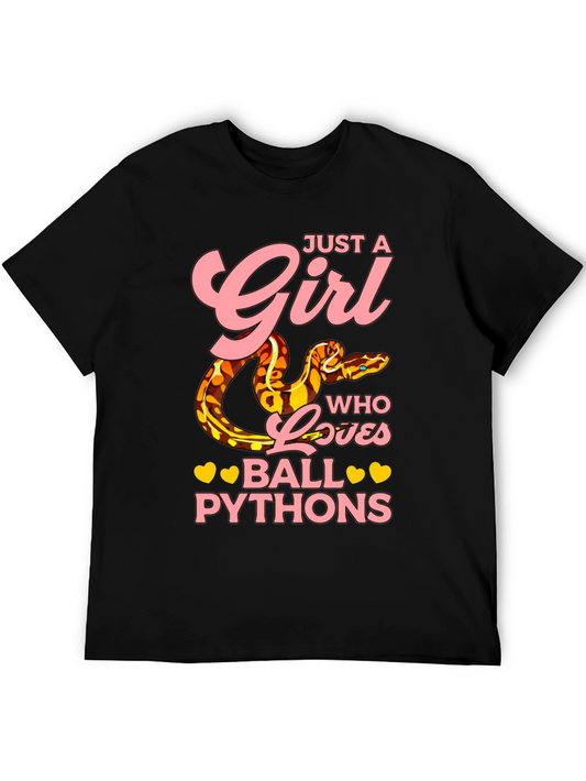 Just a Girl Who Loves Ball Pythons T-Shirt