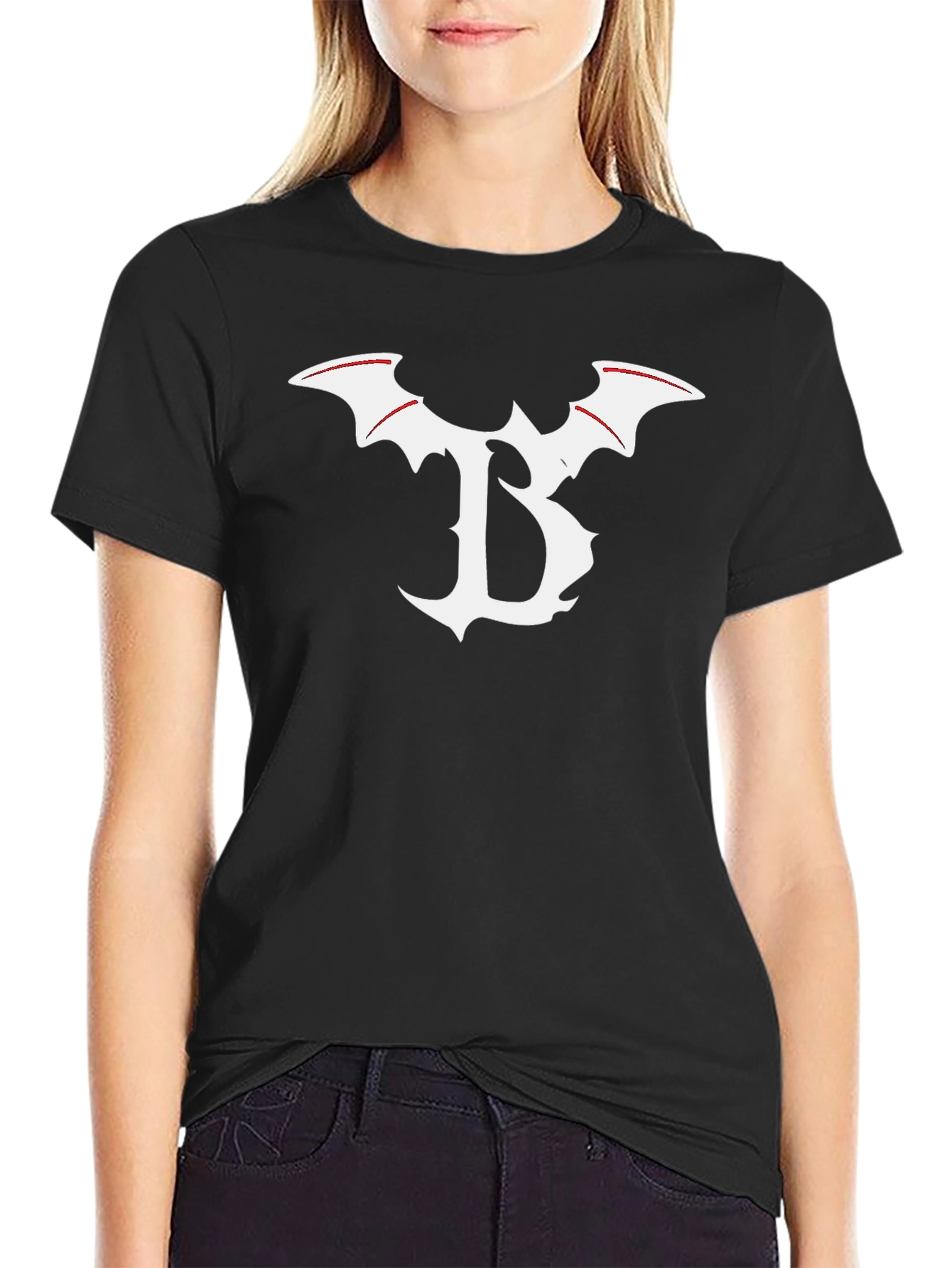 Bat Wing Letter B T-Shirt