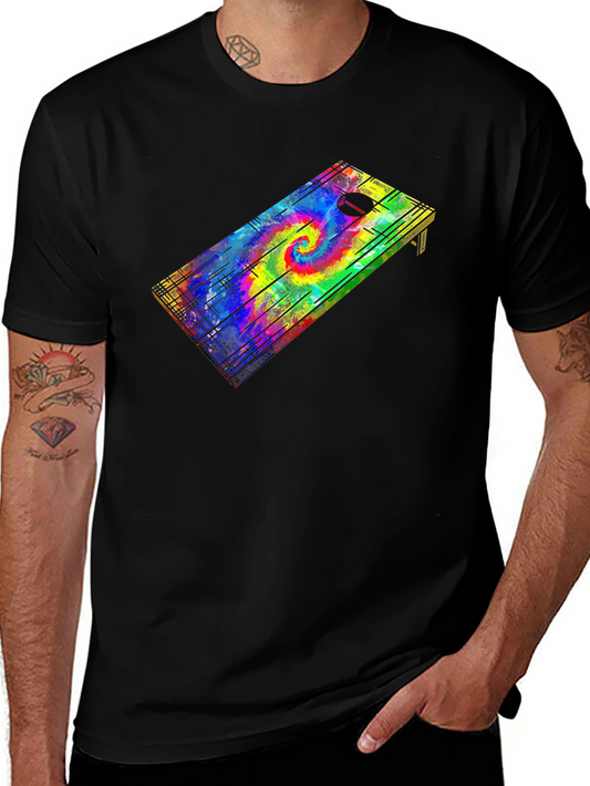 Tie-Dye Cornhole T-Shirt - Fun & Unique Design