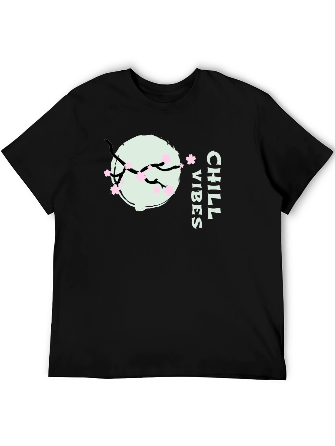Chill Vibes Sakura T-Shirt - Relaxed Style