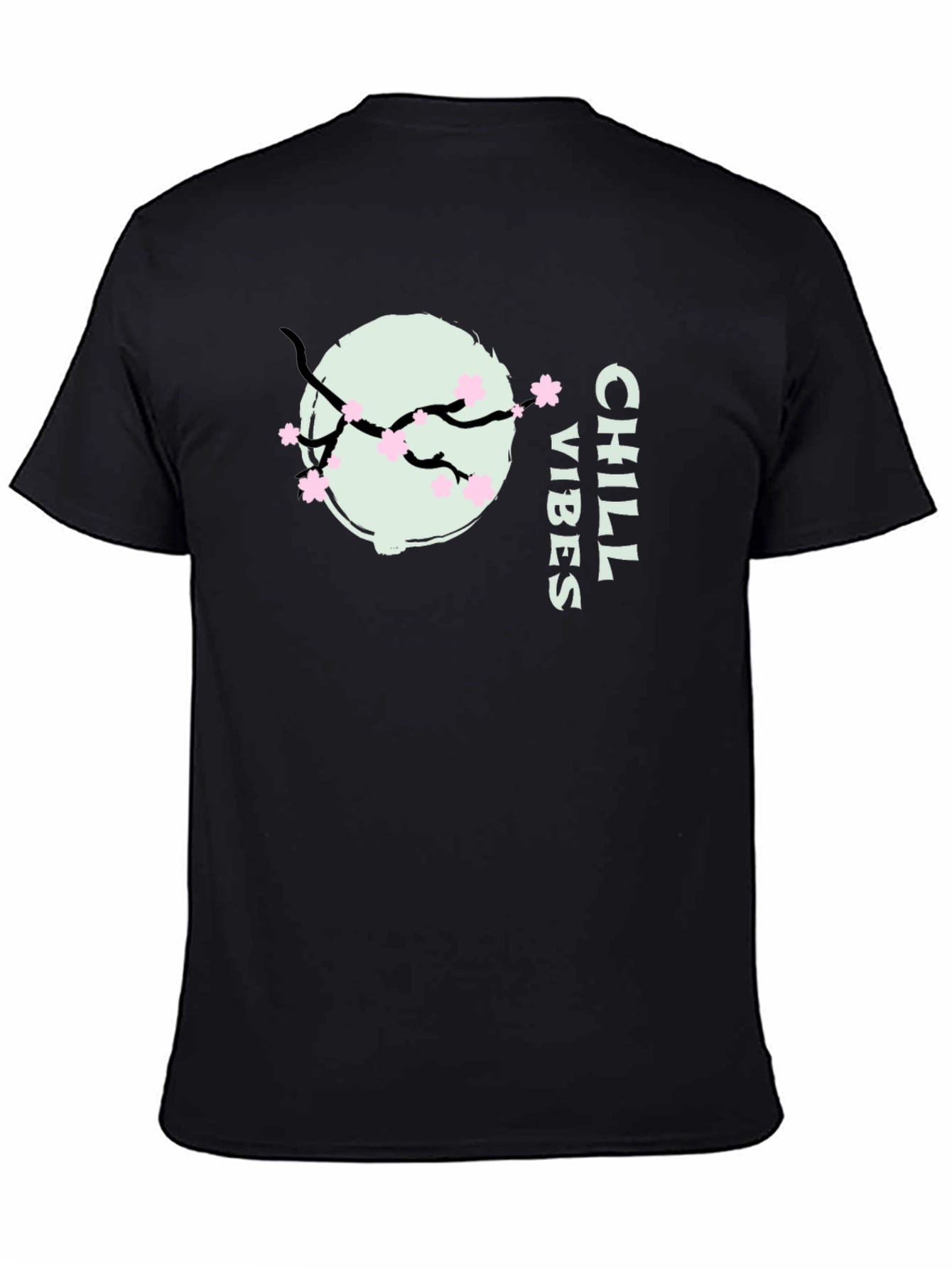 Chill Vibes Sakura T-Shirt - Relaxed Style