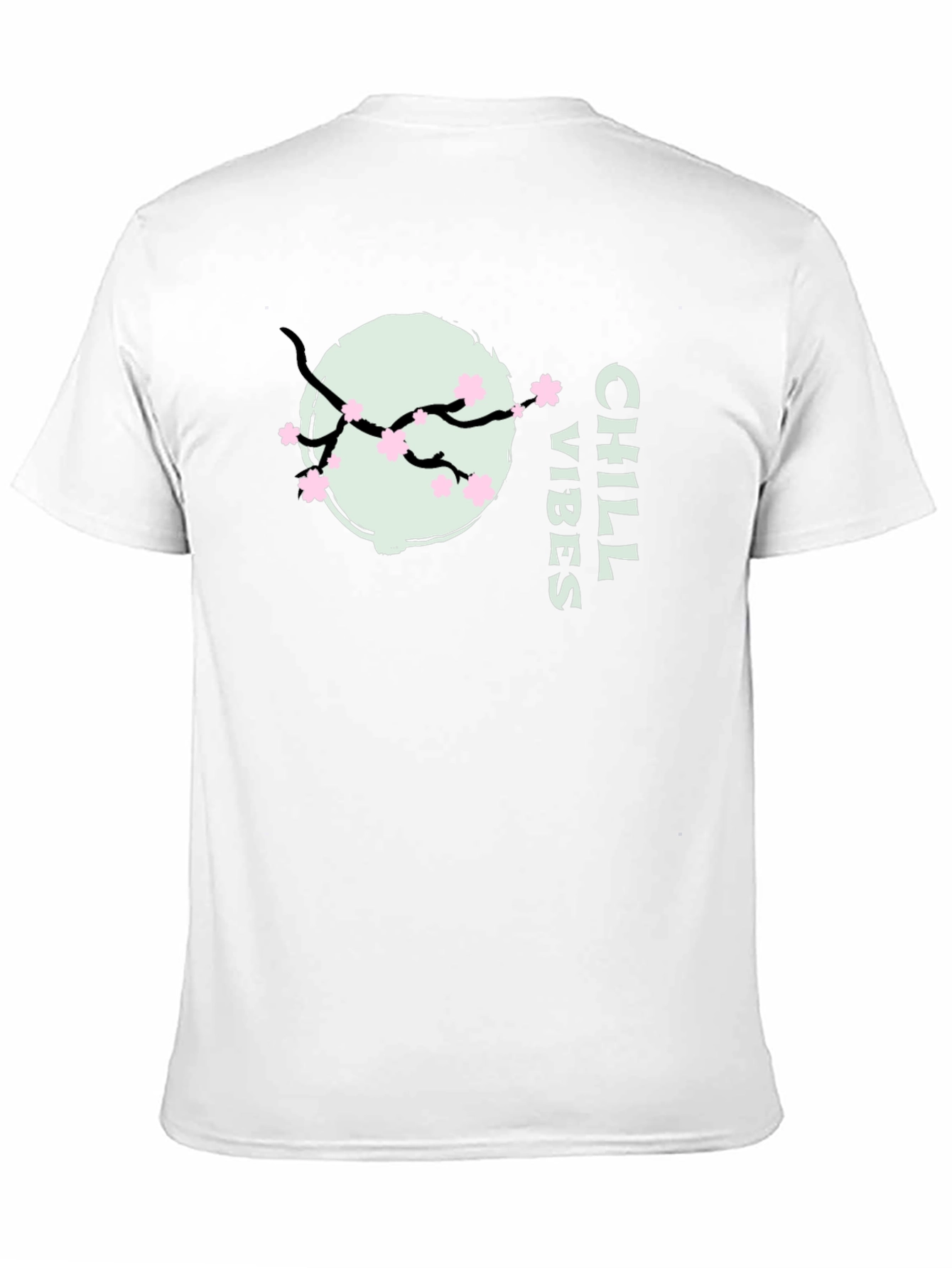 Chill Vibes Sakura T-Shirt - Relaxed Style