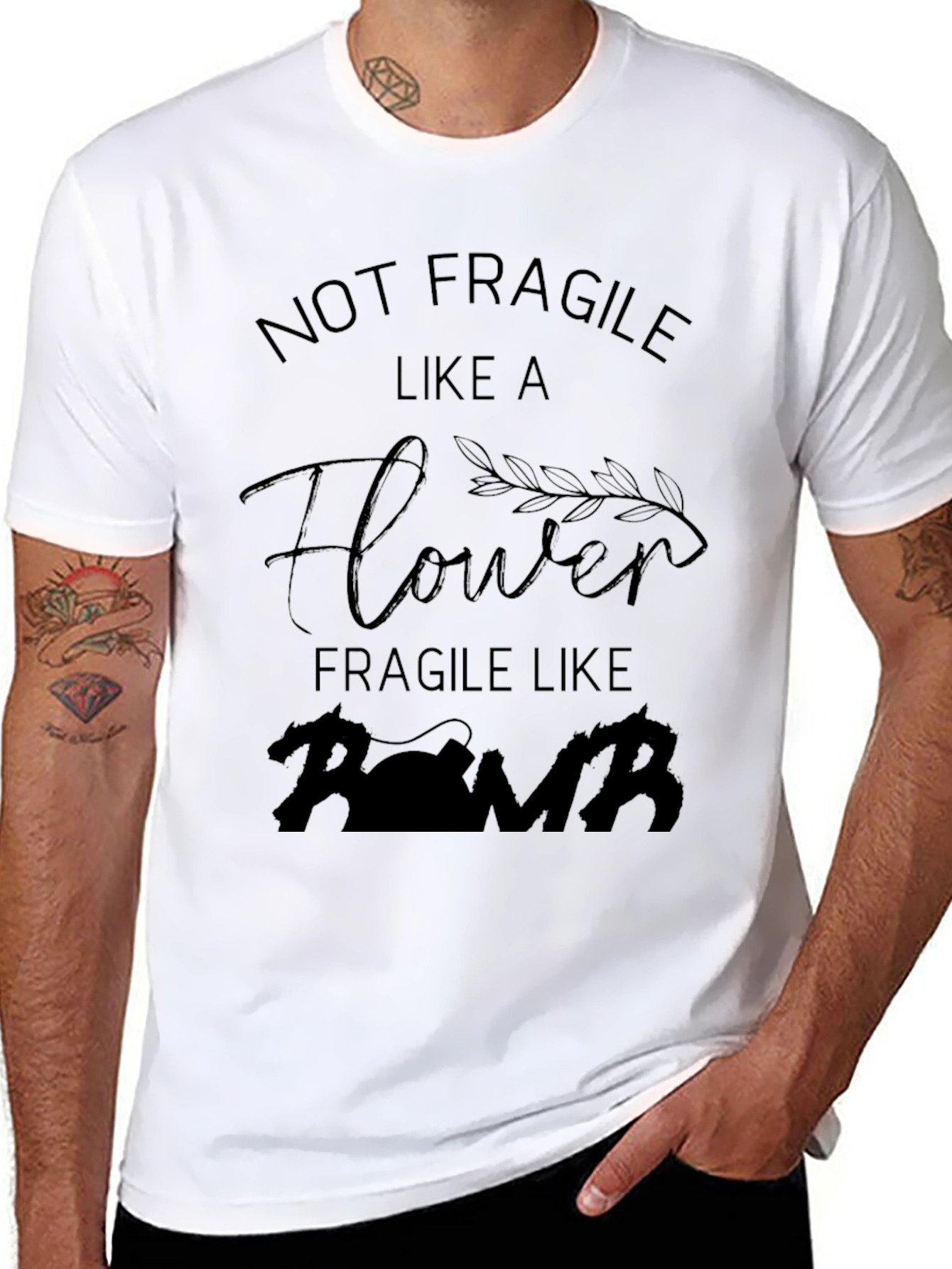 Not Fragile Like a Flower Bomb T-Shirt