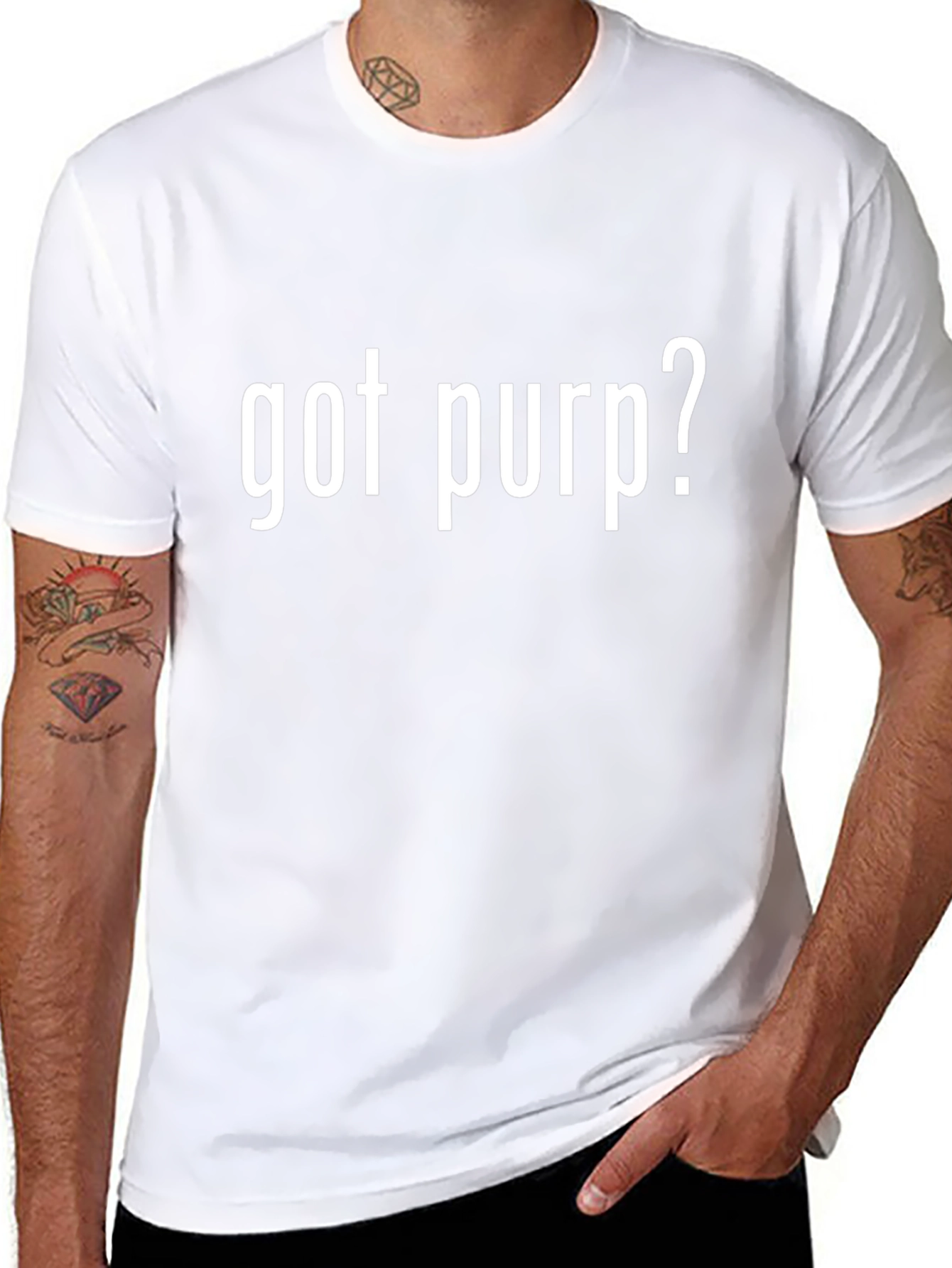 Got Purp? Black T-Shirt - Funny Graphic Tee
