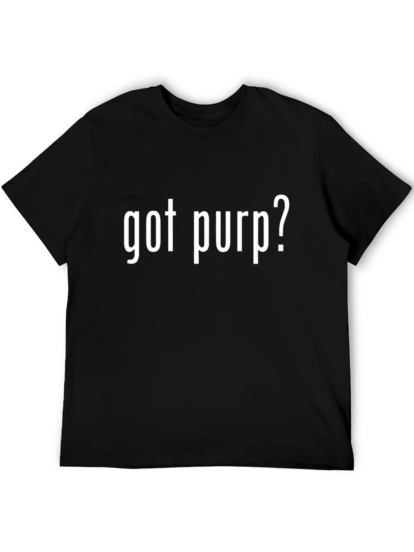 Got Purp? Black T-Shirt - Funny Graphic Tee