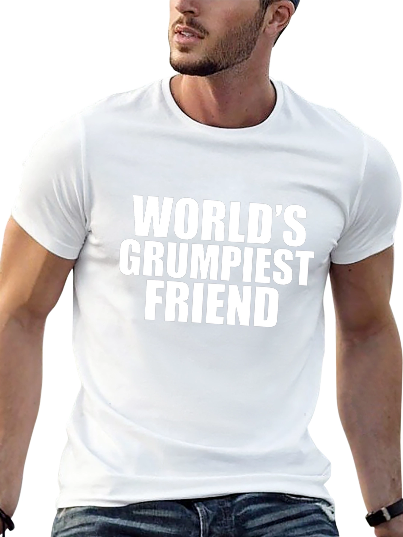 Worlds Grumpiest Friend Graphic T-Shirt