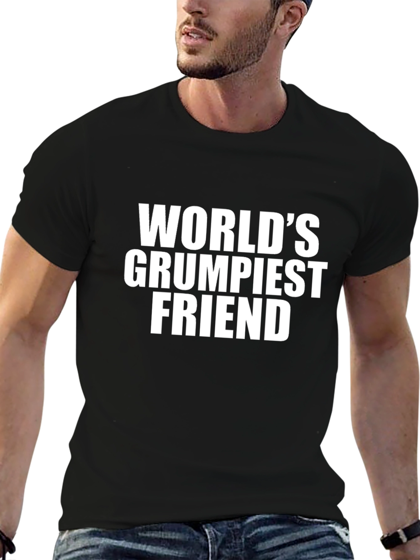 Worlds Grumpiest Friend Graphic T-Shirt